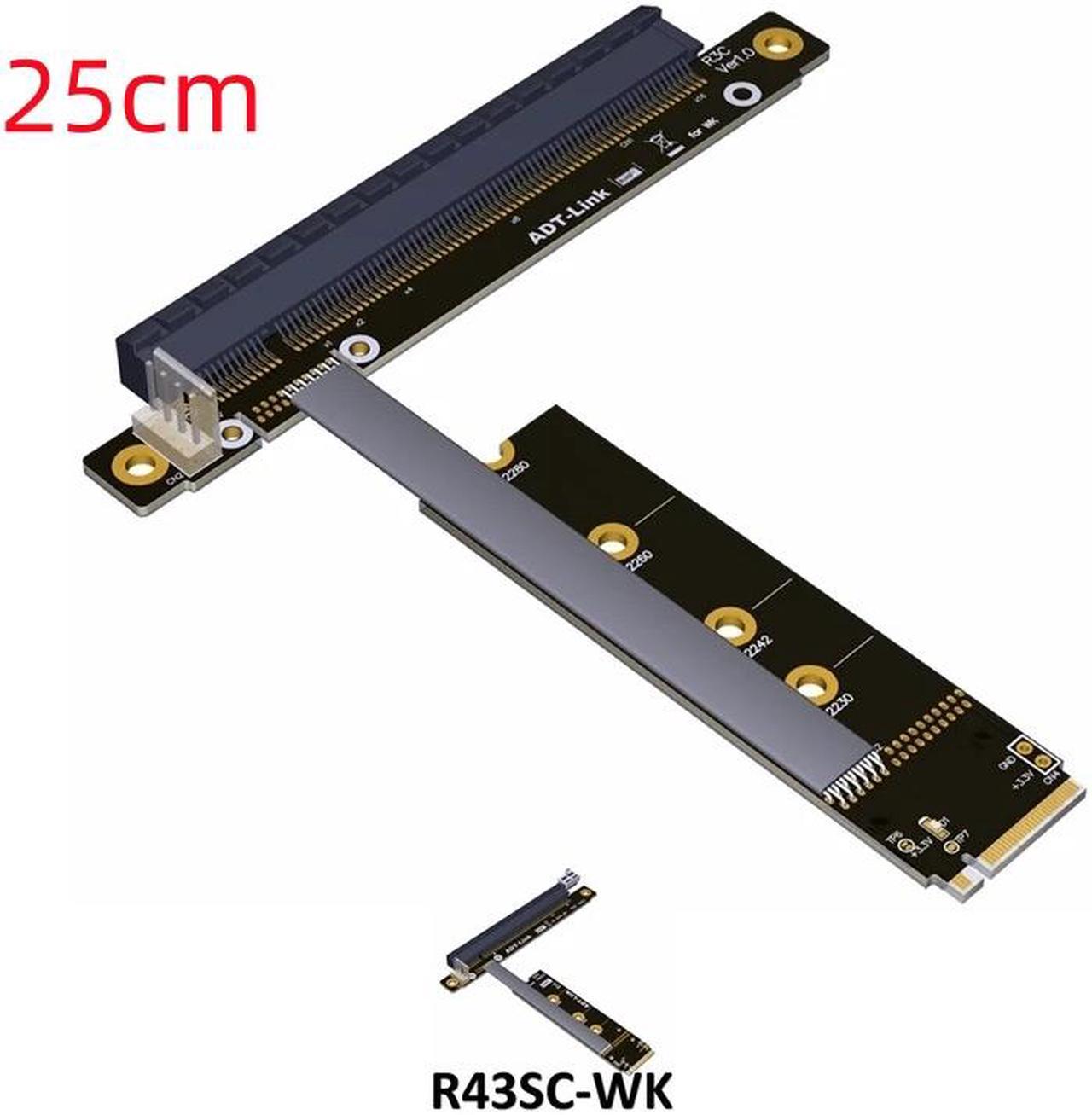 Weastlinks M.2 NVMe to x16 PCIe extension cables for BTC mining ,PCI express 3.0 16x BTC mining GPU PCIe extension