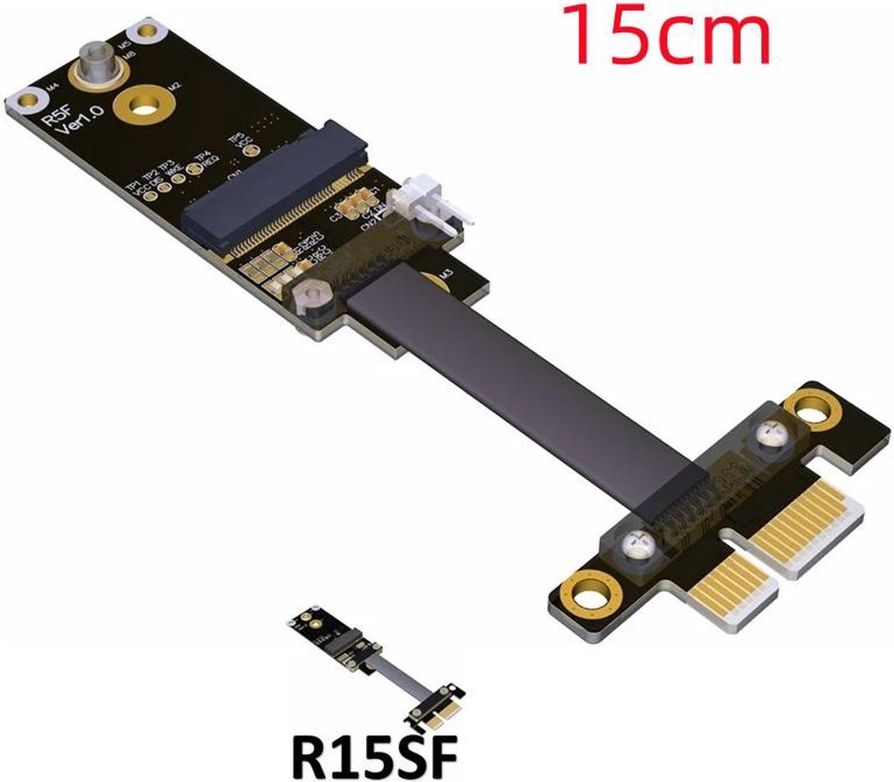 Weastlinks M.2 WiFi (Key A.E.) to PCIe x1 extender adapter extension cable 8G/bps (Max) M2 WiFi to PCI-e x1