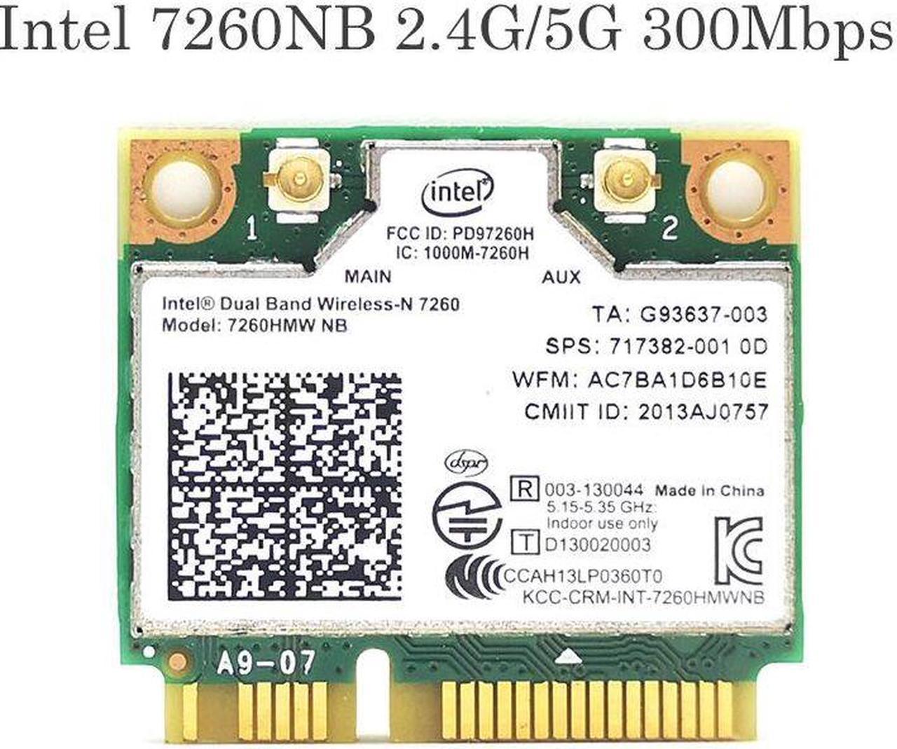 Weastlinks Intel Wireless-N 7260 7260HMW 7260NB Mini PCIE 802.11n 300M Wifi Card for HP EliteBook 820 840 850 FIT 400PO 600PO 800EO