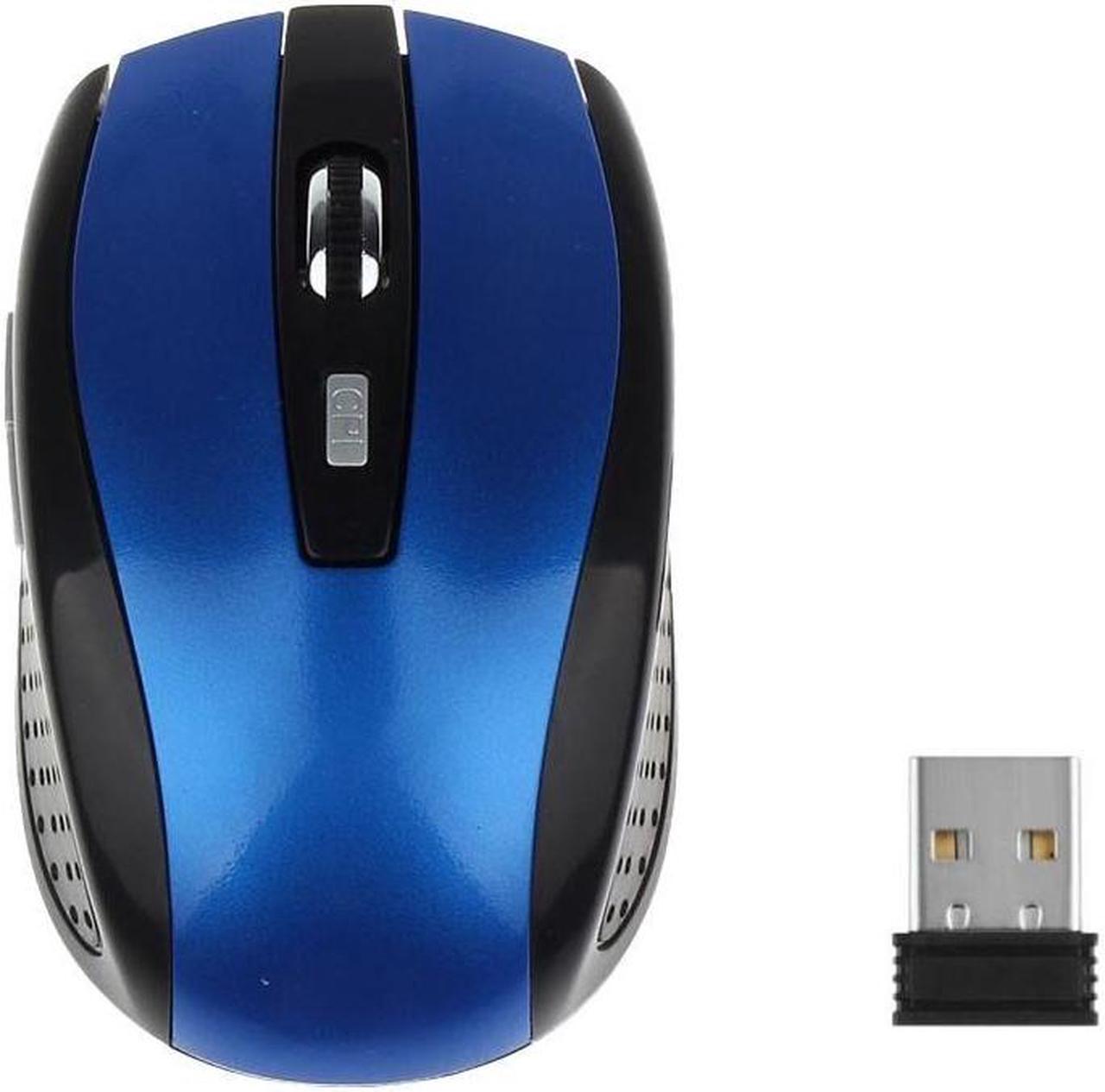 Weastlinks Gaming Wireless Mouse 6 Keys 2.4GHz Computer Mouse Mice For Gaming Office Blue