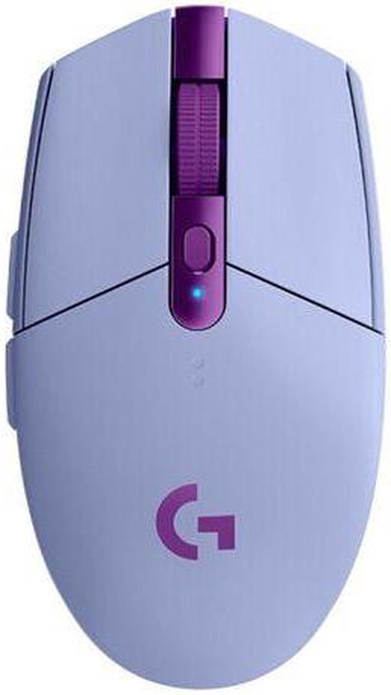 Weastlinks Wireless Gaming Mouse PC Gamer 12000DPI RGB Usb For Laptop Computer Mechanical Button Purple