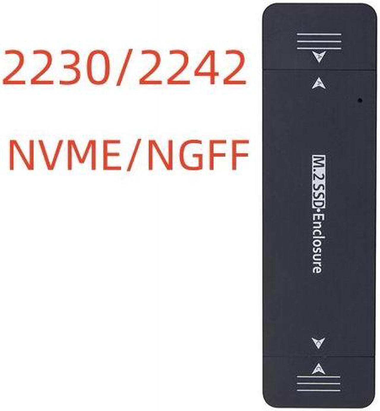 Weastlinks Dual Protocol External USB3.1 Type-A Type-C M2 SATA NVME Enclosure NGFF M.2 to USB 3.1 SSD Adapter Adaptor RTL9210B