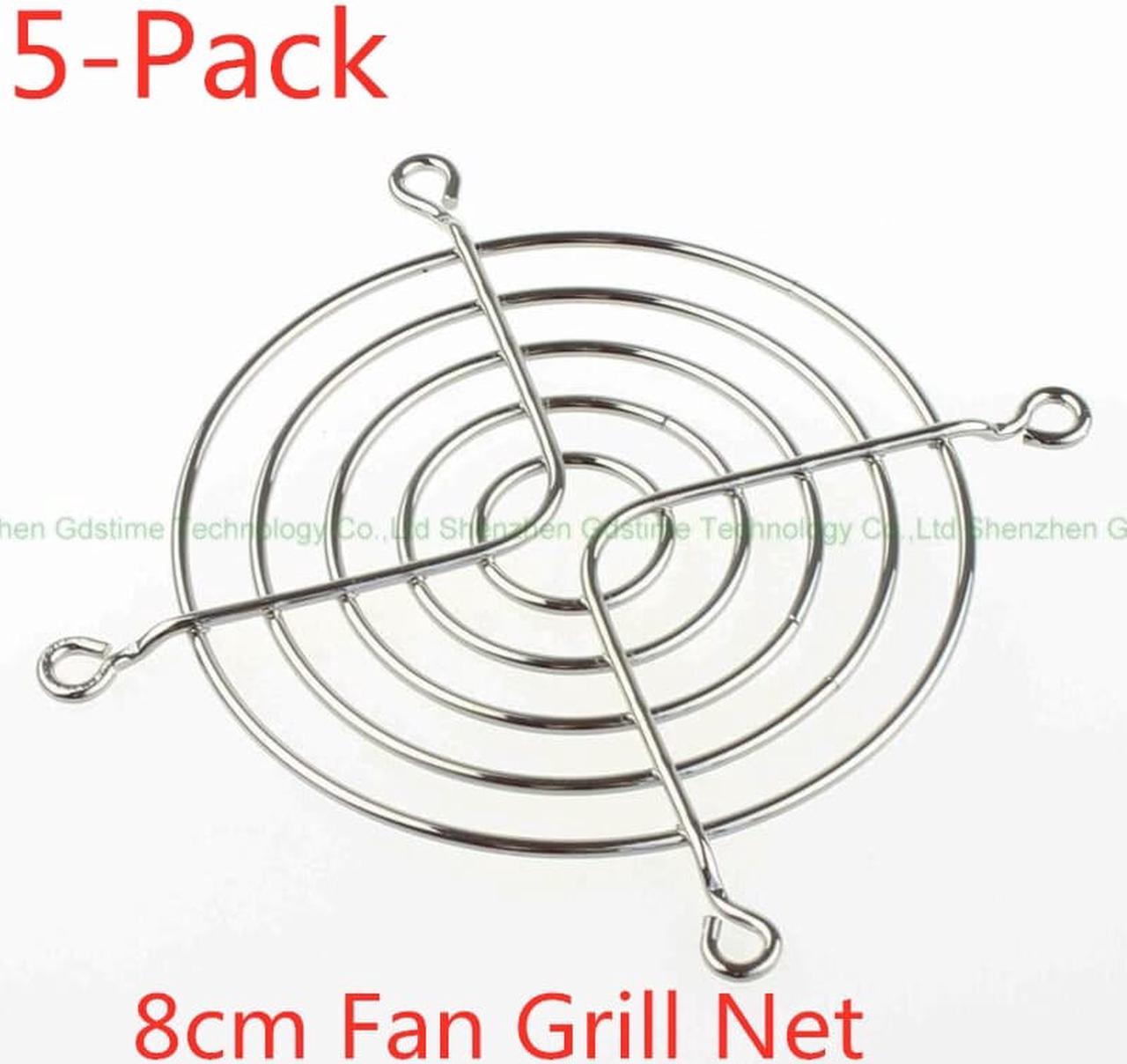 Weastlinks 2PCS DC 5V 12V 24V USB Fan 8cm 80mm 8010 80x80x10mm Ultrathin Brushless Axial Cooling Fan 8010 Fan XH2.54 2Pin USB Fan Grill Net