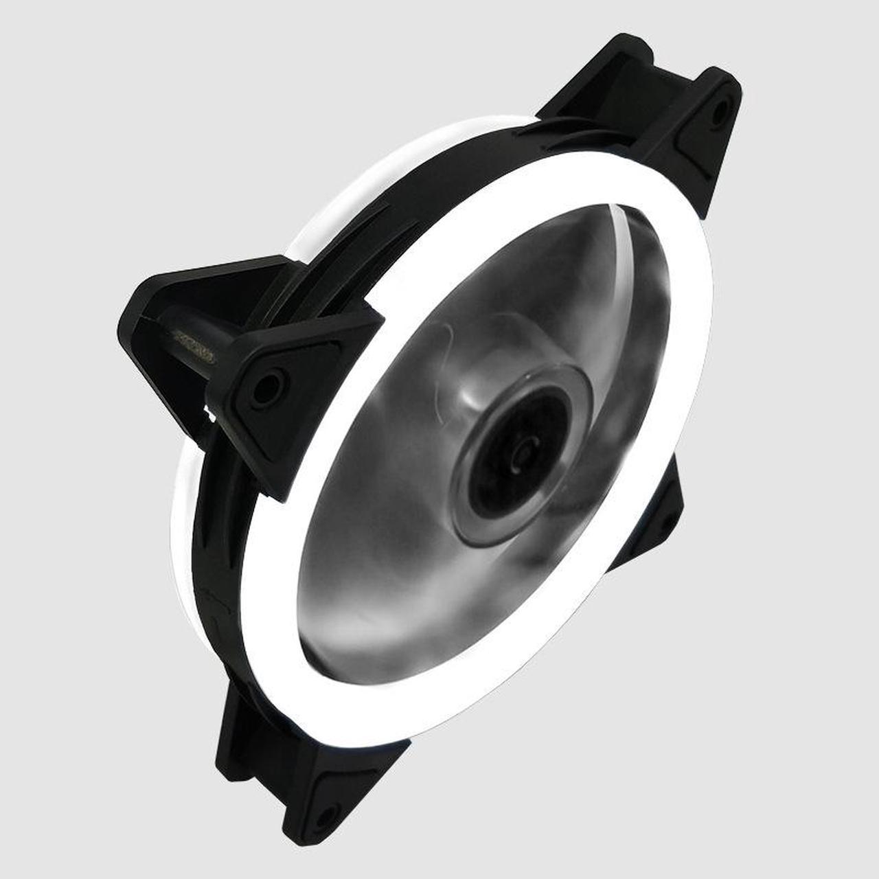 Weastlinks 12cm LED Case Fan 120mm Fans Silent Sleeve Bearing 4pin Desktop PC Fan Computer Cooling Cooler CPU Coolers Radiators