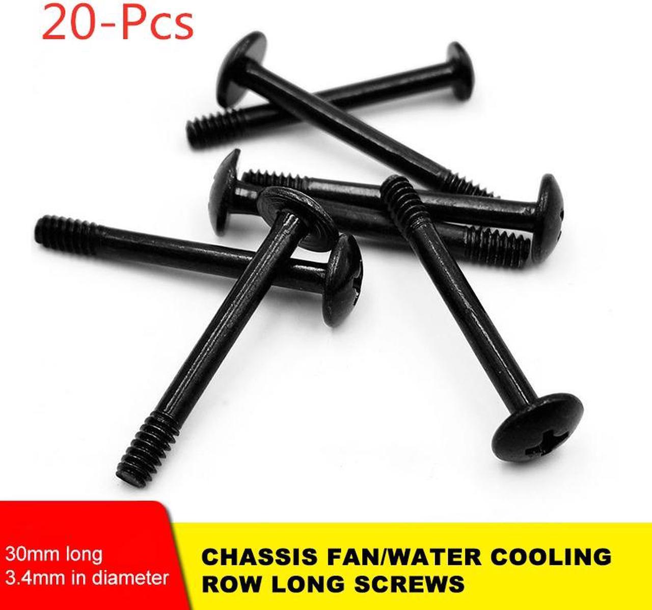 Weastlinks Computer Case Fan Water Cooled Long Screw M5 Flat Head Self Tapping Short Screw 30mm For Case Power Supply Bin