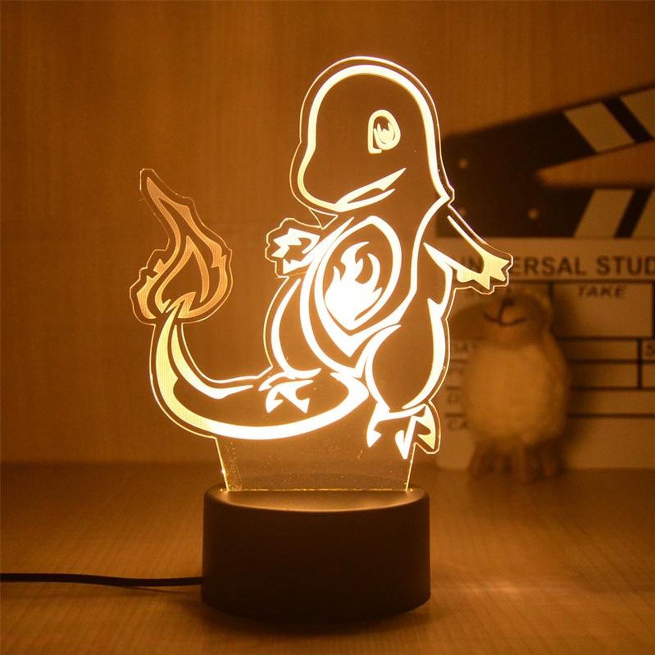 Weastlinks New Pokemon Pikachu Led 3D Night Light Kids Toy Anime Figures Cute Pikachu Bedside Lamp for Children Bedroom Decor Birthday Gift