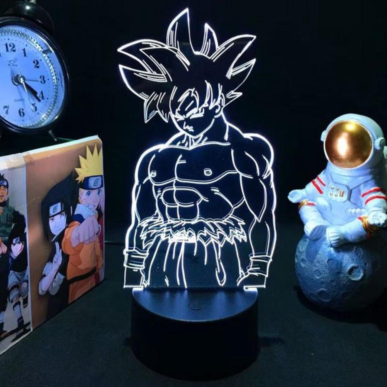 Weastlinks Anime Goku Vegeta 3D Led Night Light Dragon Ball Z Table Lamp Children Bed Room Decor Birthday&Christmas Gifts for Kids