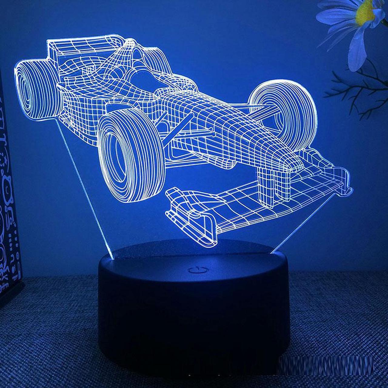 Weastlinks Formula 1 F1 Racing Car 3d Led Night Light For Bedroom Supercar Lava Lamp Children's Room Decor Birthday Gift For Boyfriend