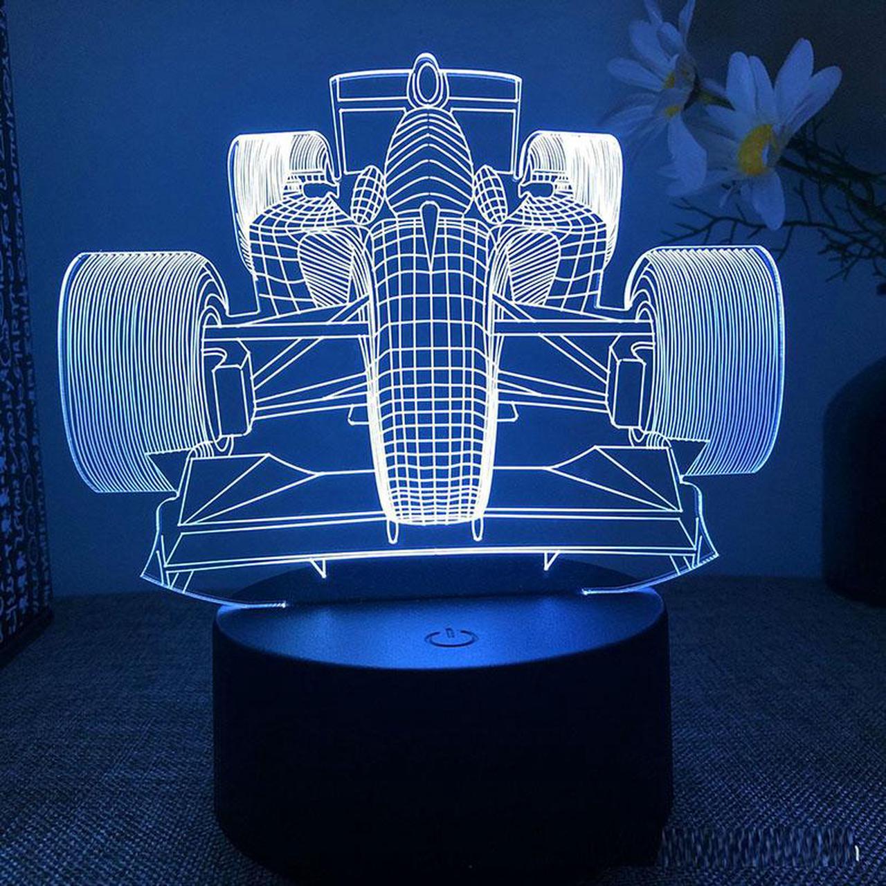 Weastlinks Formula 1 F1 Racing Car 3d Led Night Light For Bedroom Supercar Lava Lamp Children's Room Decor Birthday Gift For Boyfriend