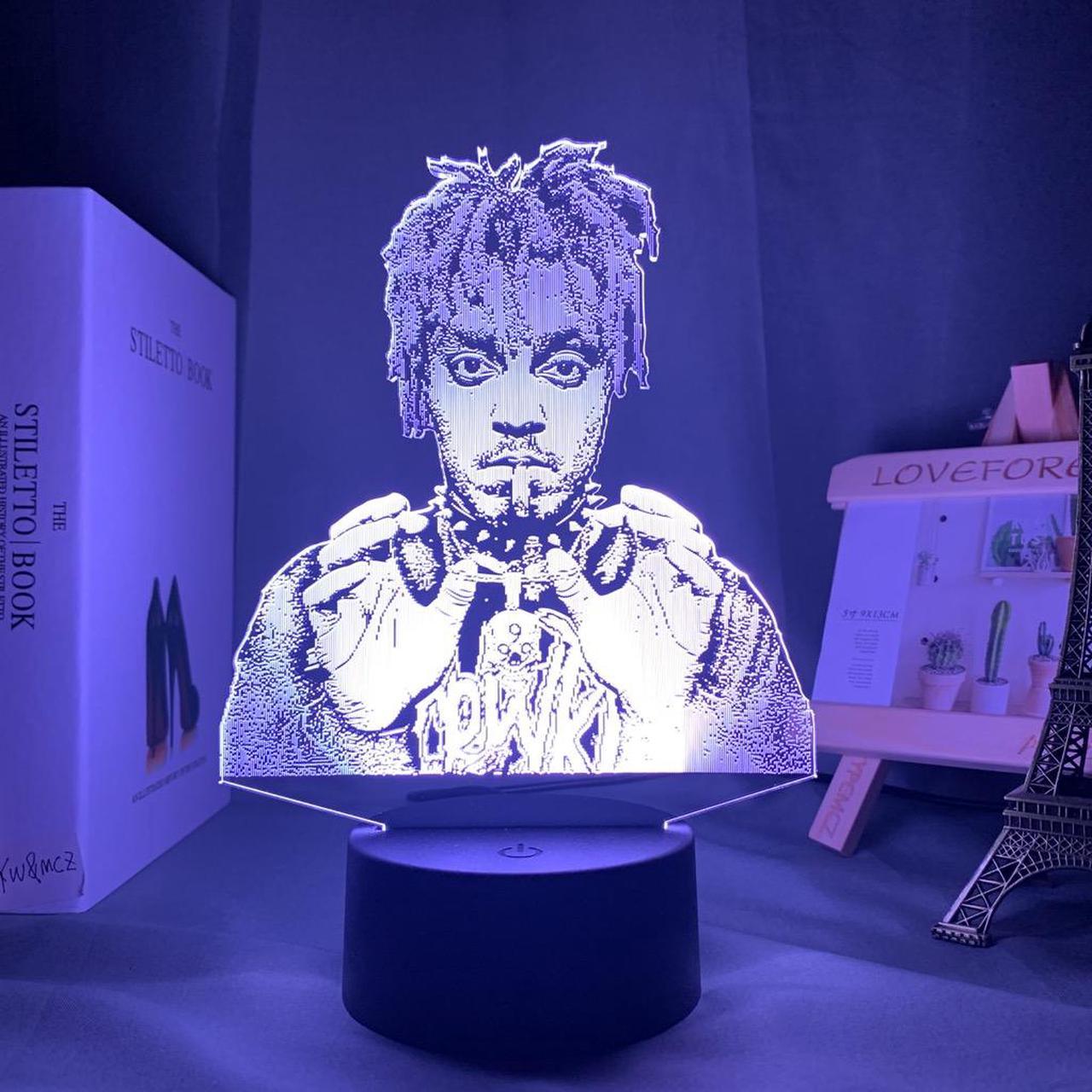 Weastlinks Juice WRLD 3d Lamp Led Night Light for Home Decoration Colorful Nightlight Gift for Fans Dropshipping Juice WRLD