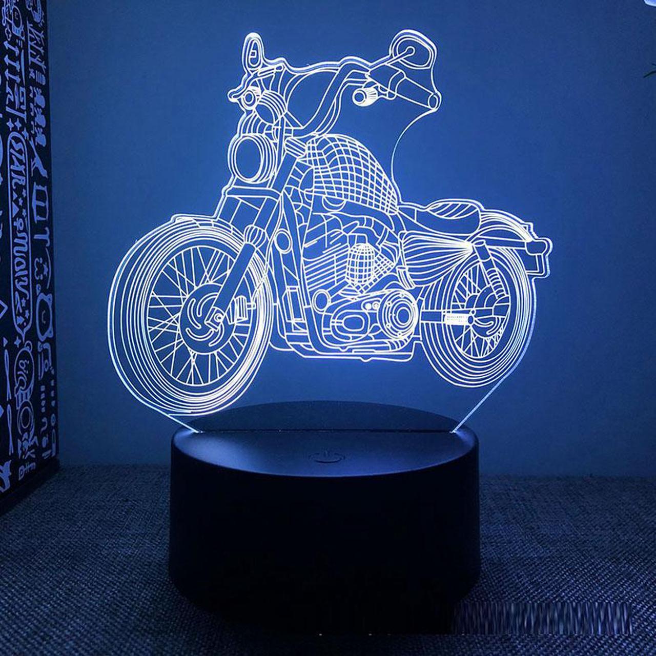 Weastlinks Mountain Racing Motorcycle 3d Led Night Light For Bedroom Fighter Mountain Bike Lava Lamp Children's Room Decor Birthday Gift