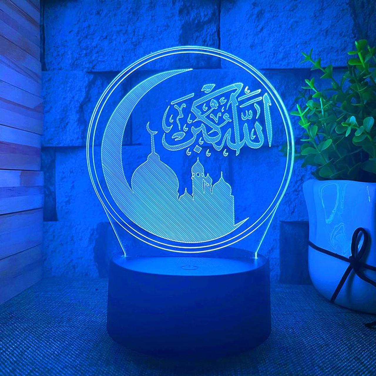 Weastlinks Ramadan decoration 2022 Veilleuse Coranique Coran Quran Koran 3d Led Lamp For Bedroom Night Lights Action Room Decor