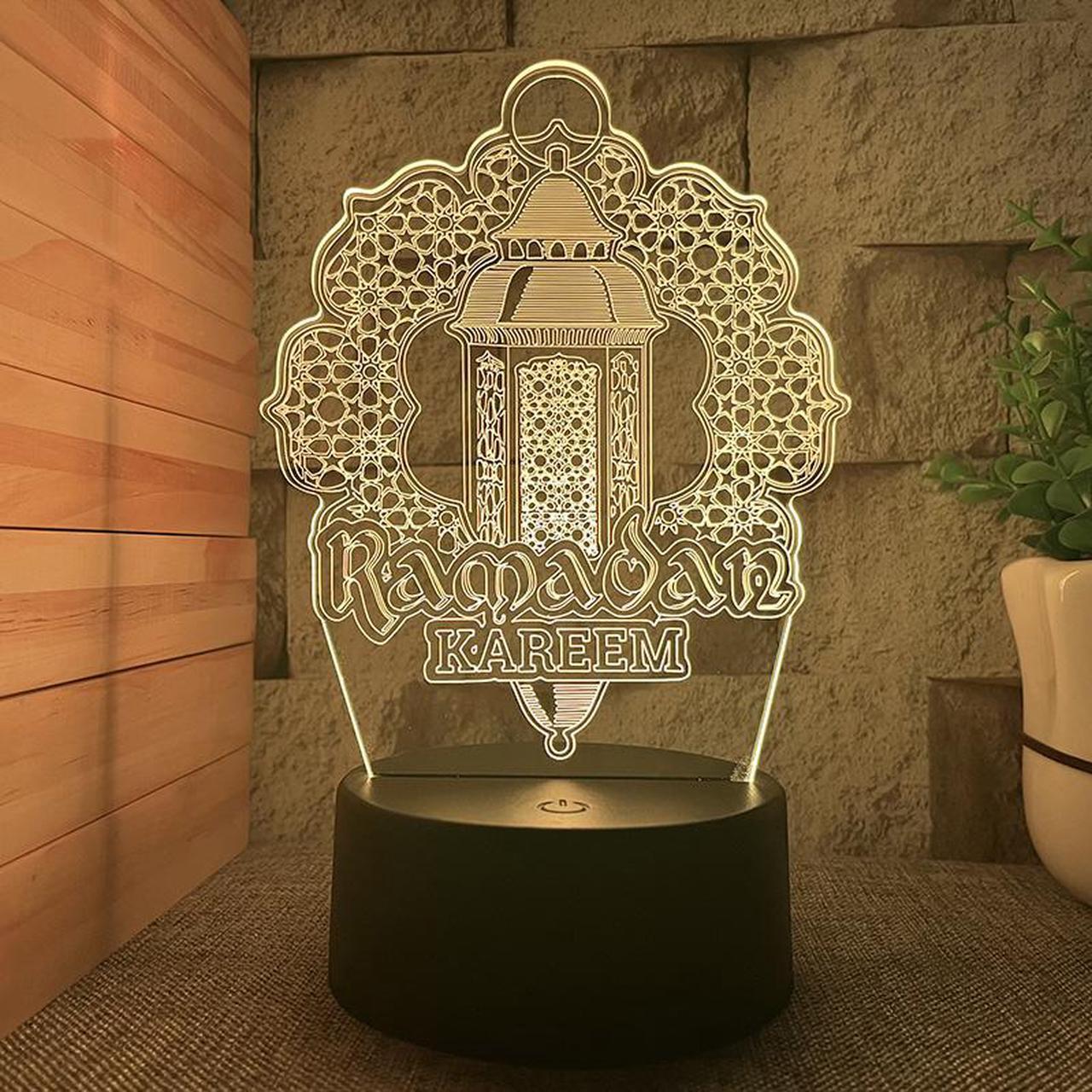 Weastlinks Ramadan decoration 2022 Veilleuse Coranique Coran Quran Koran 3d Led Lamp For Bedroom Night Lights Action Room Decor