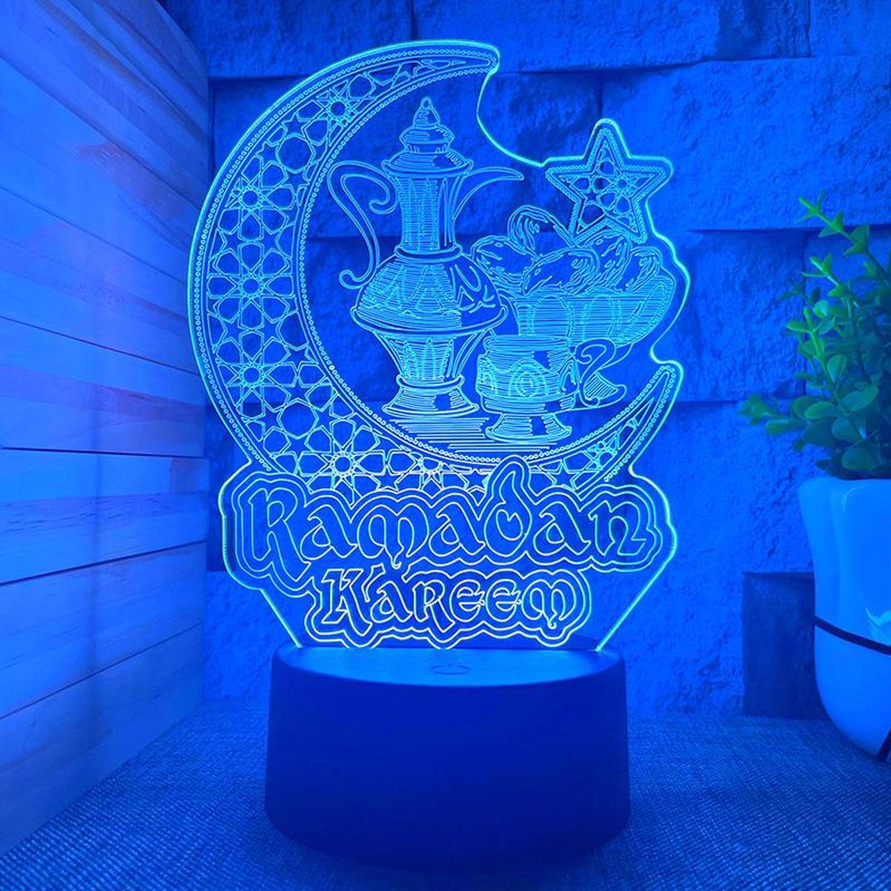 Weastlinks Ramadan decoration 2022 Veilleuse Coranique Coran Quran Koran 3d Led Lamp For Bedroom Night Lights Action Room Decor