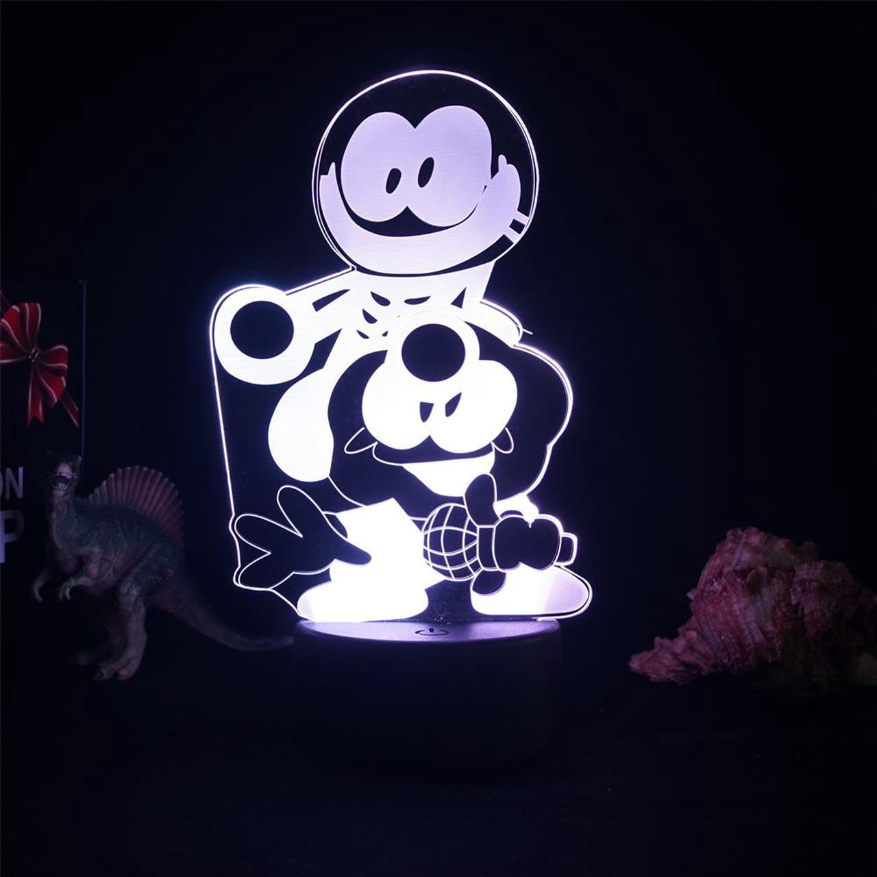 Weastlinks Friday Night Funkin Gaming Room Game Figure FNF LED Night Lights Led Panel Lights 3D Lamp Cute Room Decor Gift For Friends