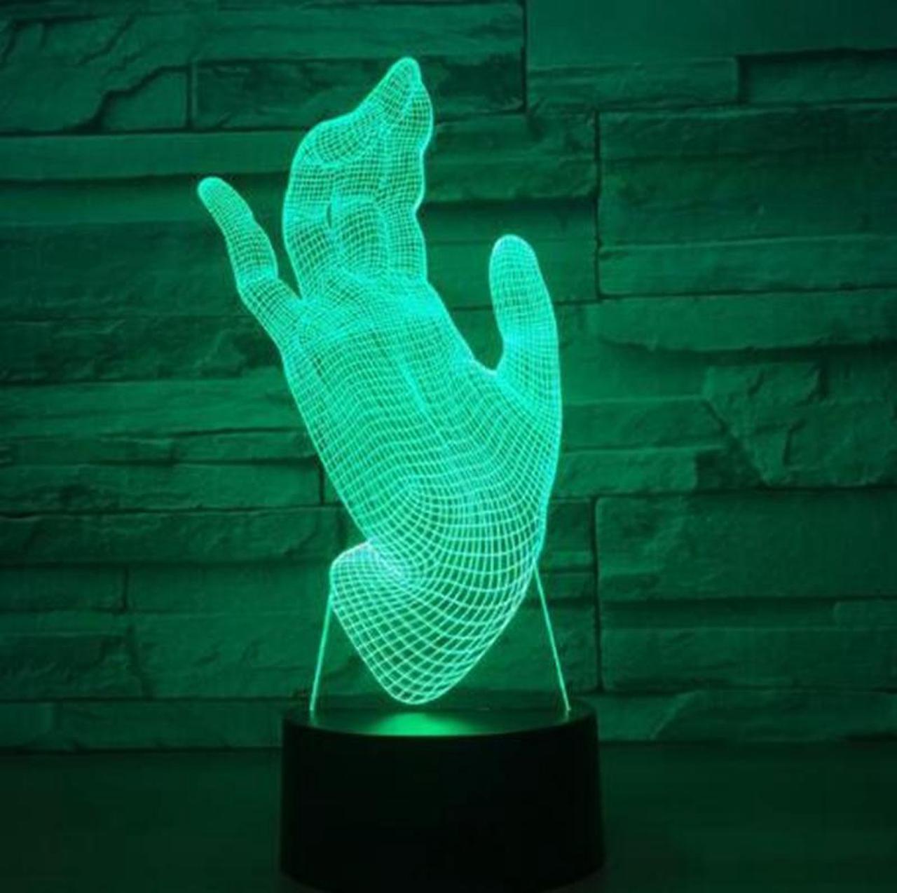 Weastlinks NEW Creative Middle Finger 3D Skull LED Night Light 16 Color Change Bedside Nightlight Indoor Decoration Lighting Halloween Gifts