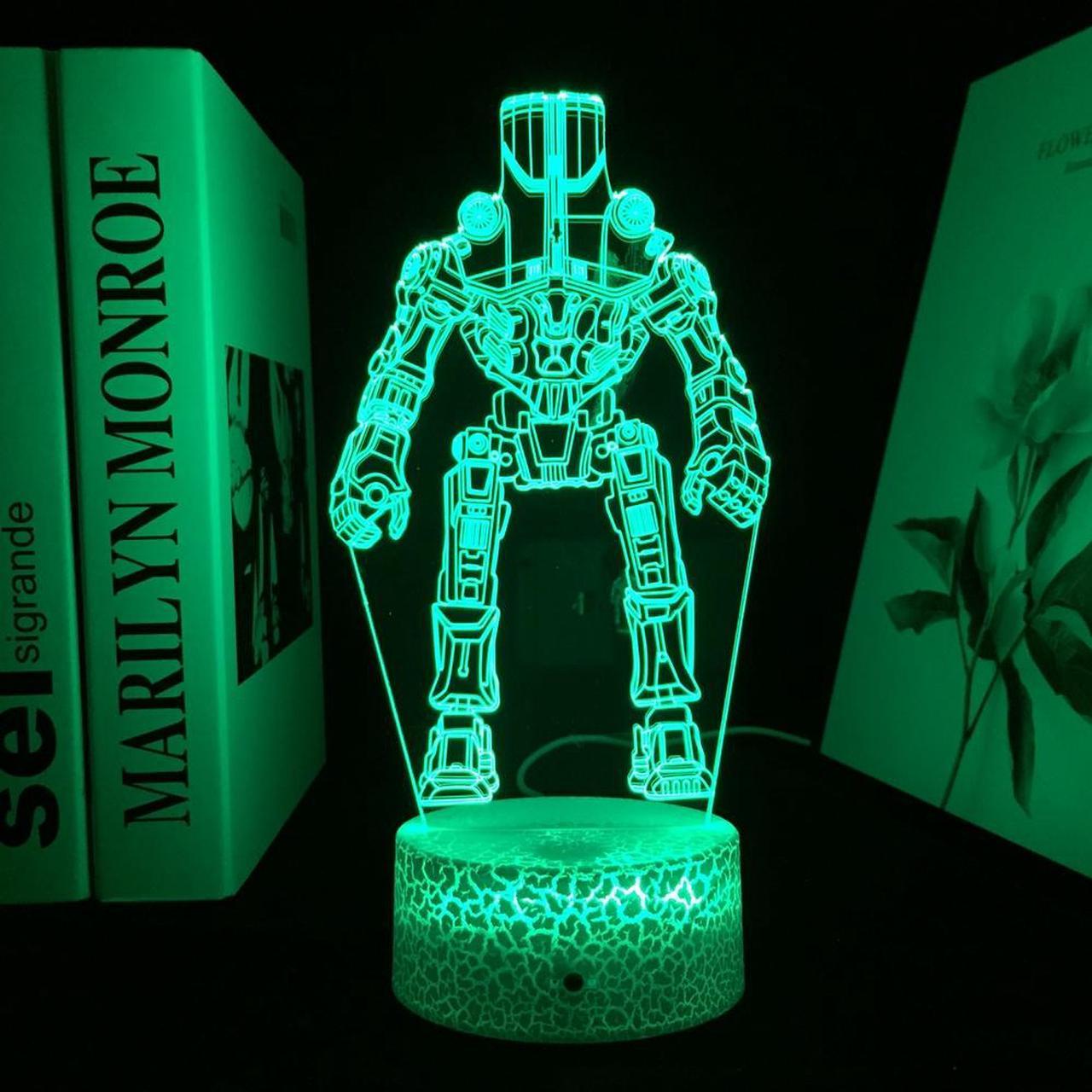 Weastlinks Anime Robot Series Figure LED Night Light for Child Bedroom Becoration Birthday Gift Lamp Manga Robot Acrylic Table Light