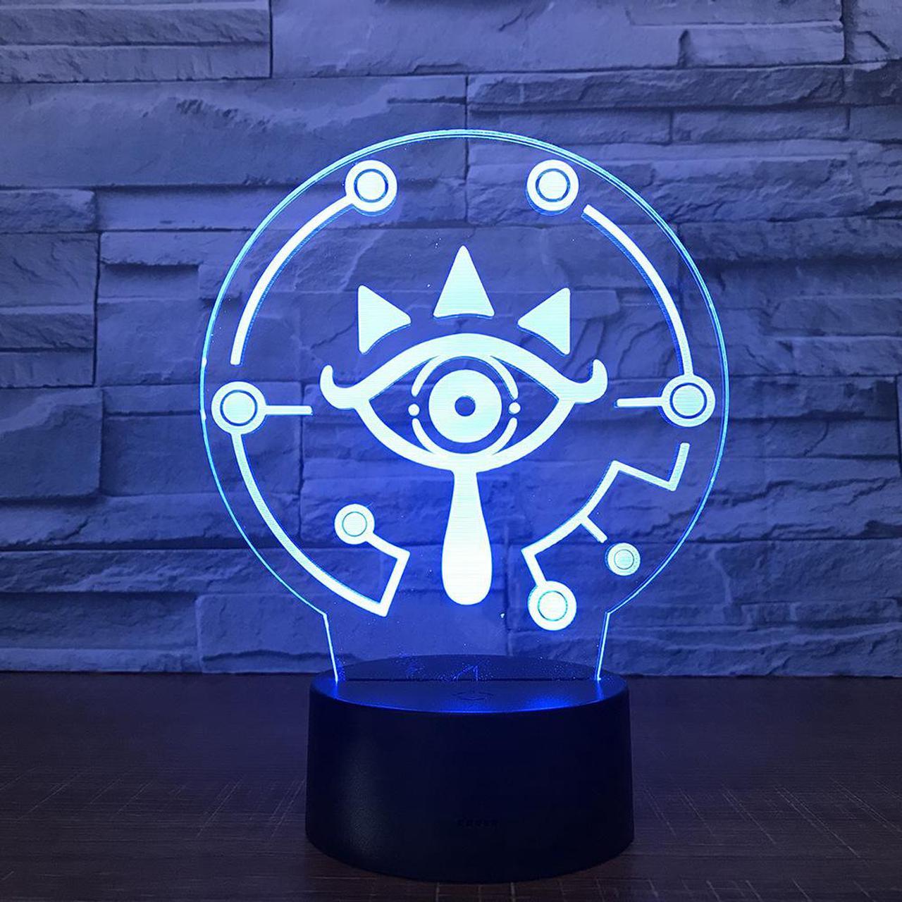 Weastlinks 3D Night Lights Table Lamp Anime Game Breath of the Wild Visual Illusion 3d Led Luces Navidad