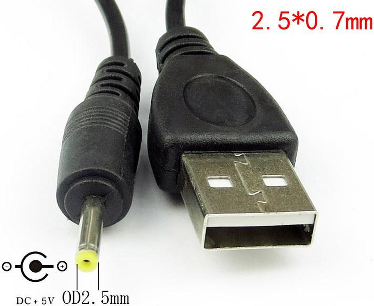 Weastlinks USB to DC Power Cable Jack USB DC 2.0*0.6mm 2.5*0.7mm 3.5*1.35mm 4.0*1.7mm 5.5*2.1mm 5V DC Barrel Jack USB Power Cable Connector