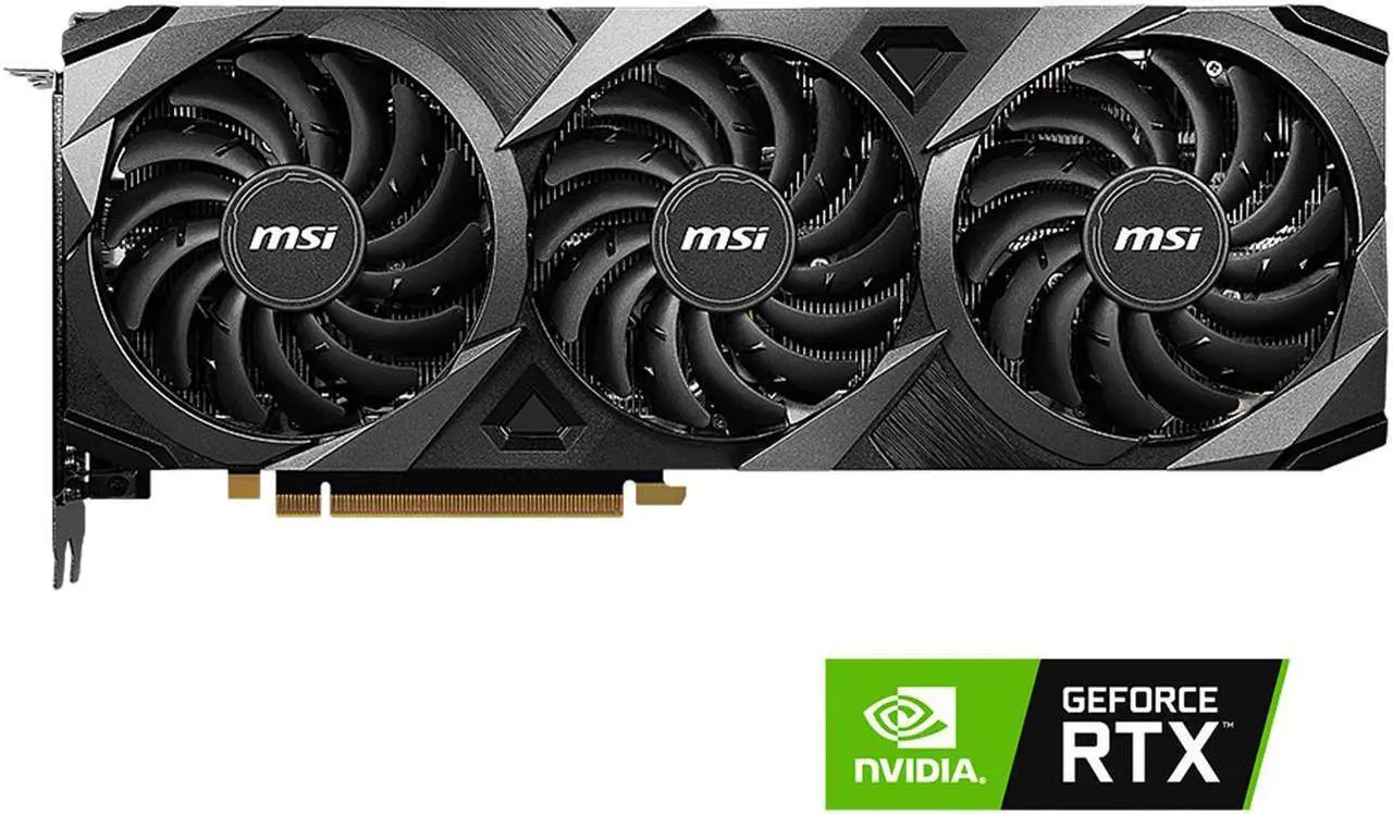 Alt view image 2 of 7 - MSI Ventus GeForce RTX 3070 Ti 8GB GDDR6X PCI Express 4.0 Video Card RTX 3070 Ti Ventus 3X 8G OC