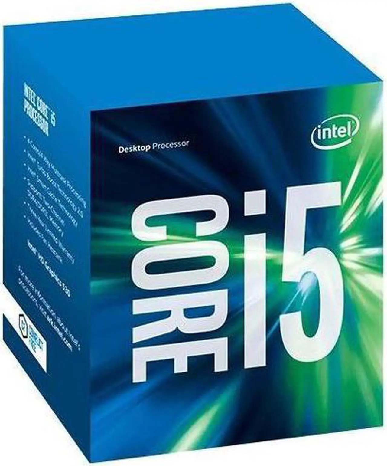 Main image of Intel Core i5-7500 Kaby Lake Desktop Processor i5 7th Gen, 4 Cores up to 3.8 GHz LGA 1151 65W BX80677I57500