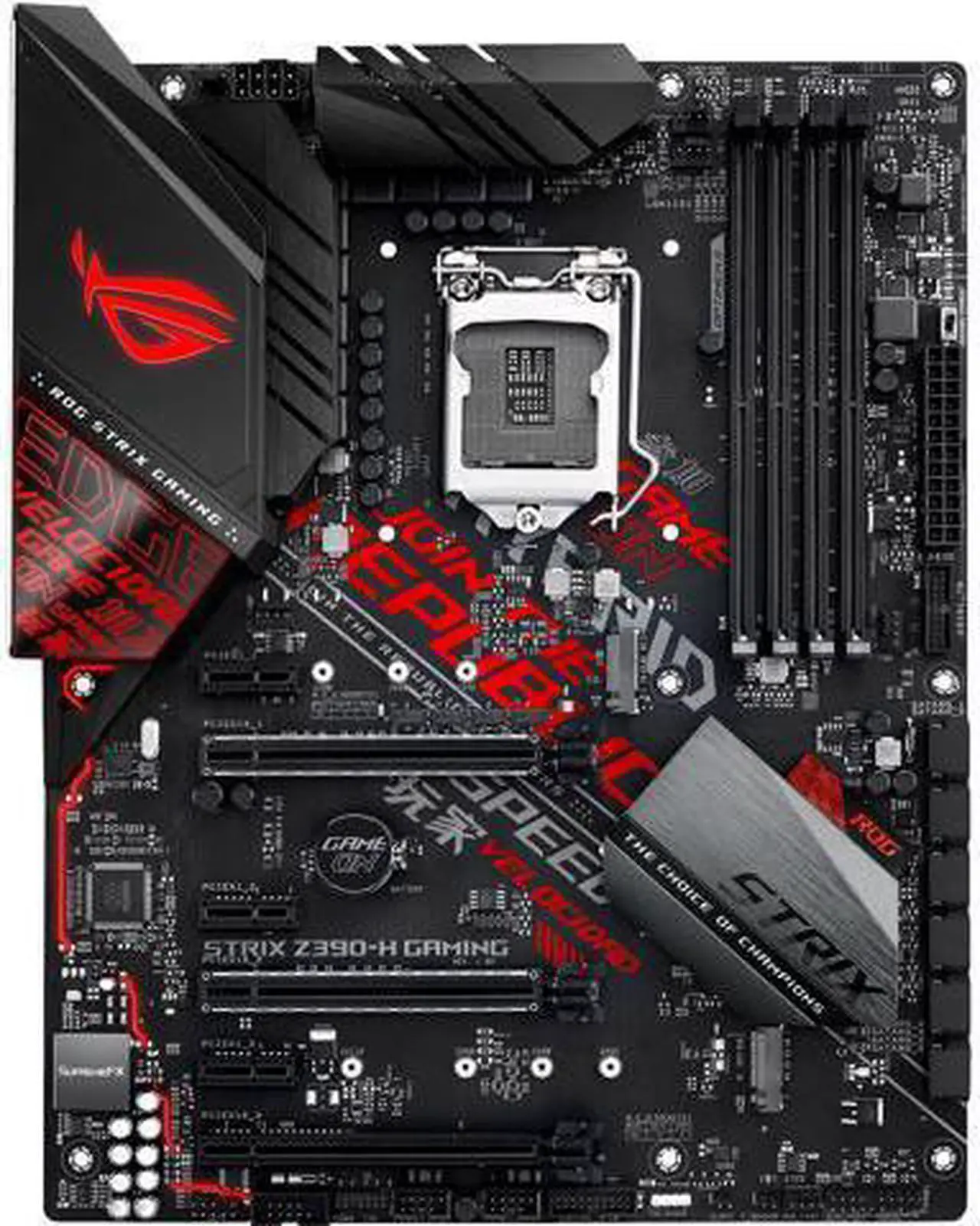 Alt view image 2 of 7 - ASUS ROG Strix Z390-H Gaming Motherboard LGA1151 (Intel 8th and 9th Gen) ATX DDR4 DP HDMI M.2 USB 3.1 Gen2 Gigabit LAN
