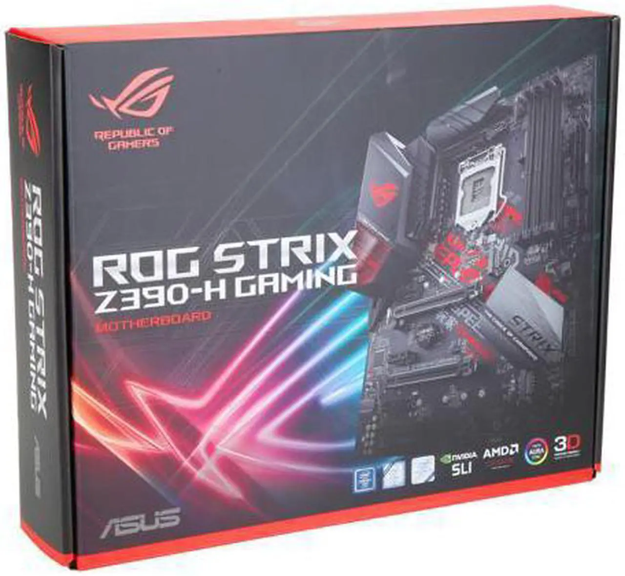 Alt view image 7 of 7 - ASUS ROG Strix Z390-H Gaming Motherboard LGA1151 (Intel 8th and 9th Gen) ATX DDR4 DP HDMI M.2 USB 3.1 Gen2 Gigabit LAN