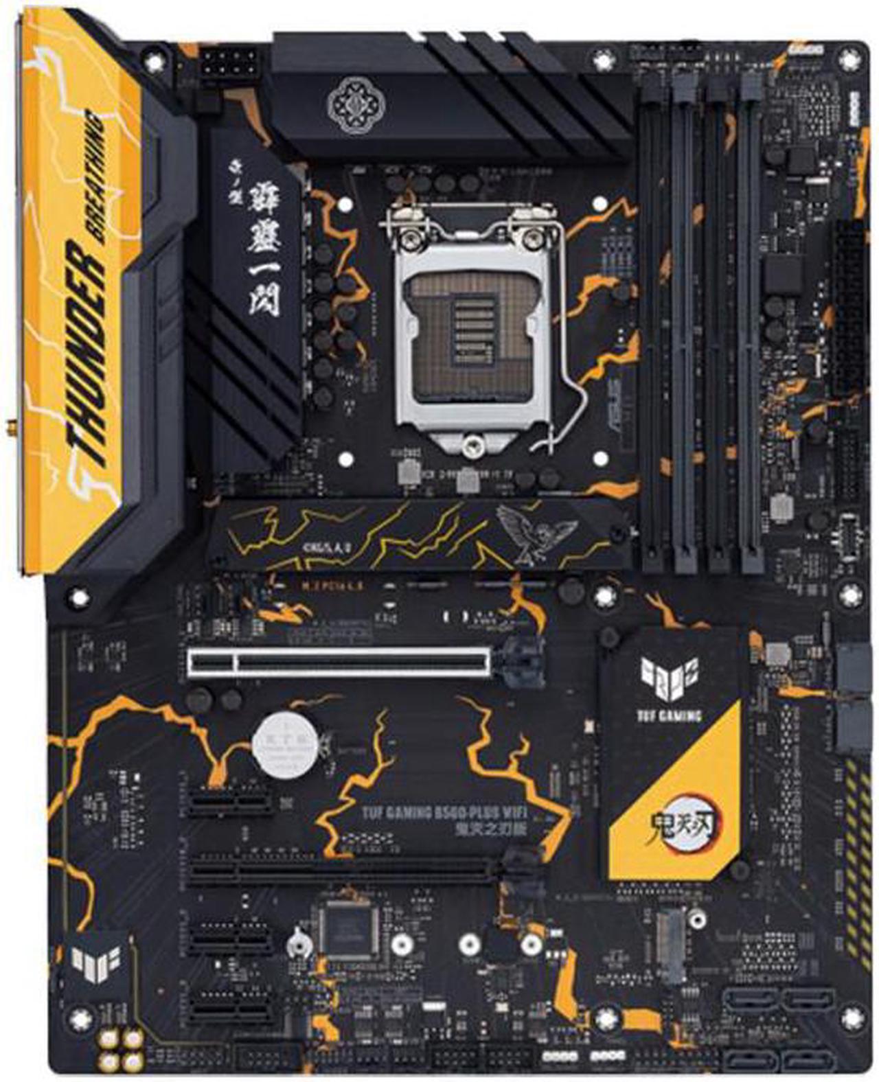 ASUS TUF GAMING B560-PLUS WIFI Demon Slayer Limited Edition Motherboard,ASUS and Demon Slayer Collaboration,Intel B560 LGA 1200 Support 11th Gen,DDR4 SATA 3.0 PCIE 4.0 USB 3.0, Intel ATX Motherboard