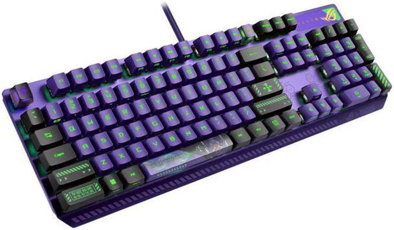 Alt view image 2 of 7 - ASUS ROG Strix Scope RX EVA Edition ROG RX Red SWITCHES RGB Gaming Keyboards&ASUS ROG Keris Wireless EVA Edition Gaming Mouse (USB 2.0/16000 dpi/Bluetooth 5.1) ASUS EVA Keyboard and EVA Mouse