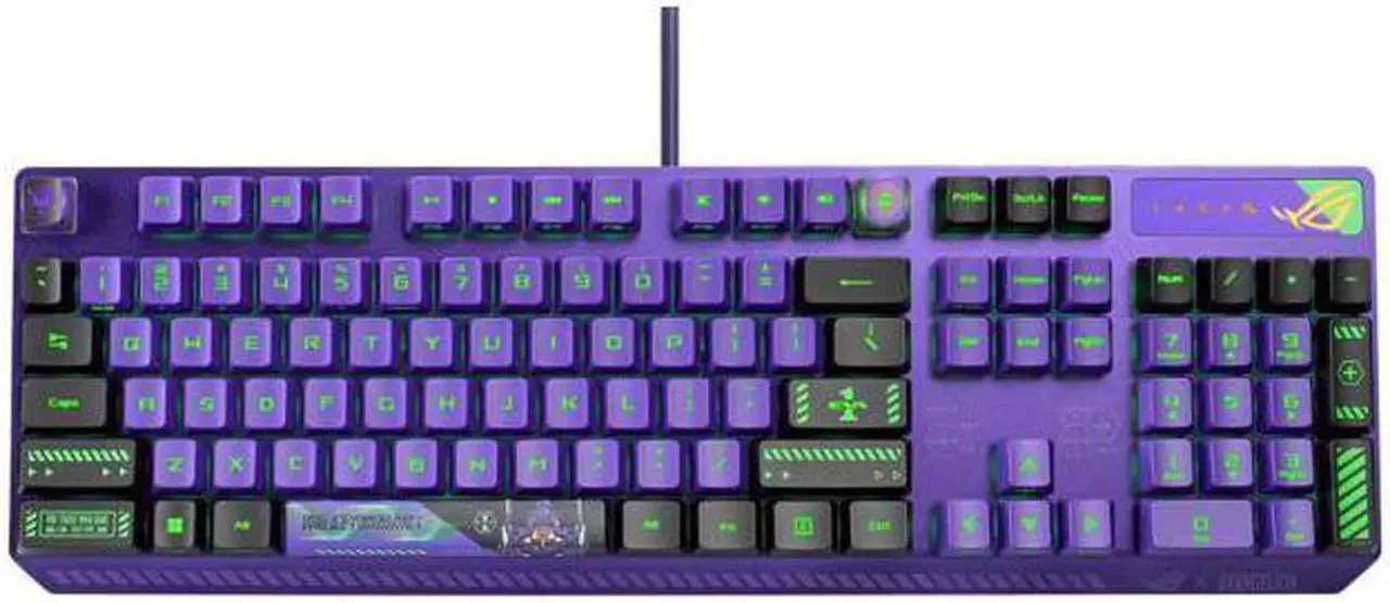 Alt view image 3 of 7 - ASUS ROG Strix Scope RX EVA Edition ROG RX Red SWITCHES RGB Gaming Keyboards&ASUS ROG Keris Wireless EVA Edition Gaming Mouse (USB 2.0/16000 dpi/Bluetooth 5.1) ASUS EVA Keyboard and EVA Mouse