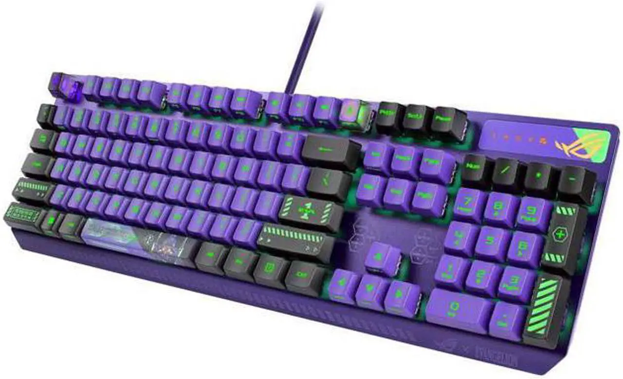 Alt view image 4 of 7 - ASUS ROG Strix Scope RX EVA Edition ROG RX Red SWITCHES RGB Gaming Keyboards&ASUS ROG Keris Wireless EVA Edition Gaming Mouse (USB 2.0/16000 dpi/Bluetooth 5.1) ASUS EVA Keyboard and EVA Mouse