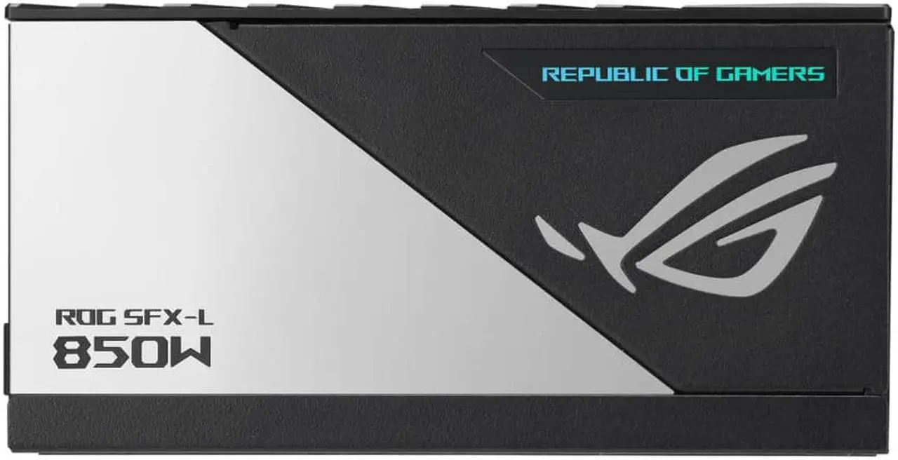 Alt view image 2 of 7 - ASUS ROG Loki SFX-L 850W 80+  Platinum Efficiency Full Modular Power Supply, Compatible with PCIe Gen 5.0 and ATX 3.0, 120mm ARGB Fan, Support Aura Sync, PCIe 5.0 Power Supply