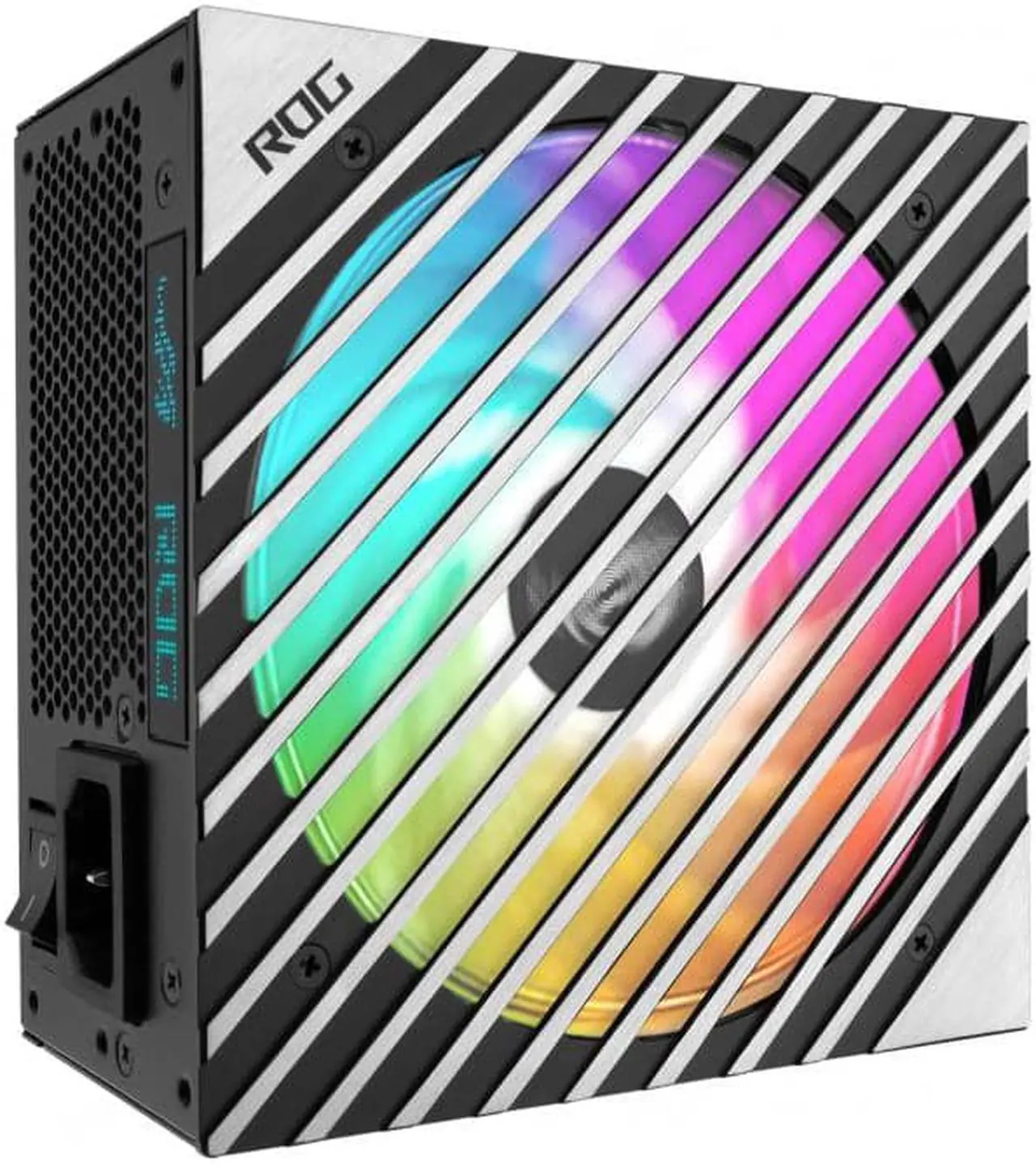Alt view image 5 of 7 - ASUS ROG Loki SFX-L 850W 80+  Platinum Efficiency Full Modular Power Supply, Compatible with PCIe Gen 5.0 and ATX 3.0, 120mm ARGB Fan, Support Aura Sync, PCIe 5.0 Power Supply