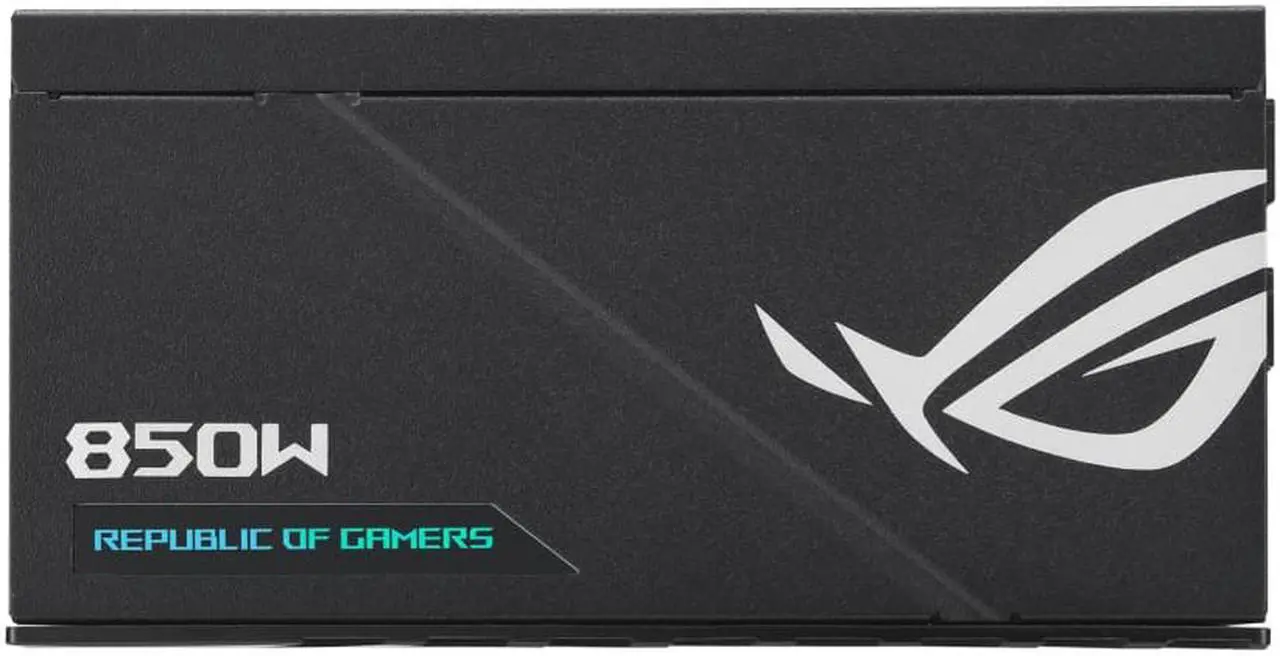 Alt view image 6 of 7 - ASUS ROG Loki SFX-L 850W 80+  Platinum Efficiency Full Modular Power Supply, Compatible with PCIe Gen 5.0 and ATX 3.0, 120mm ARGB Fan, Support Aura Sync, PCIe 5.0 Power Supply