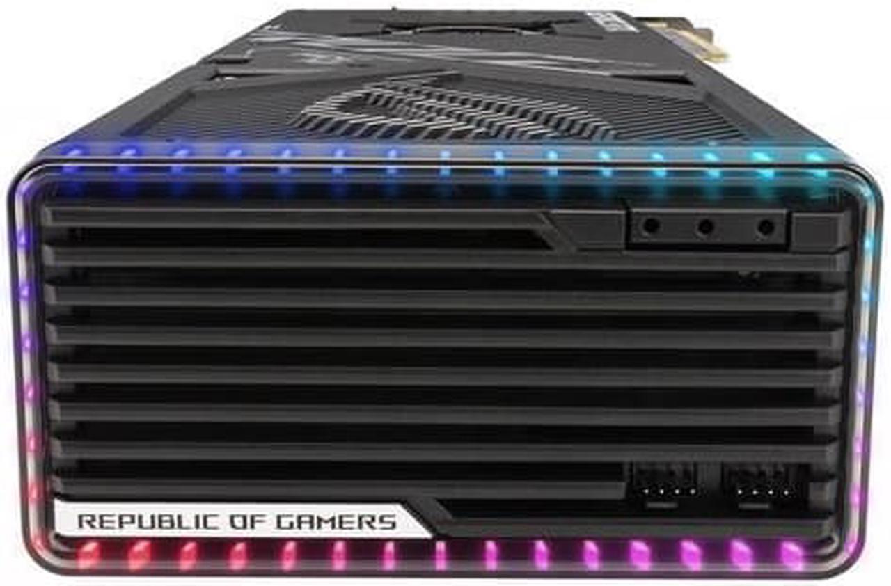 Alt view image 5 of 6 - ASUS ROG NVIDIA GeForce RTX 4090 OC Edition Video Card (PCIe 4.0, 24GB GDDR6X, HDMI 2.1, DisplayPort 1.4a, GPU Tweak) ROG-STRIX-RTX4090-O24G-GAMING