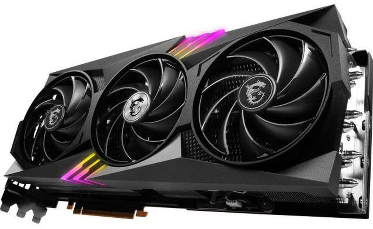 Alt view image 2 of 5 - MSI Gaming (MSI) GeForce RTX 4090 24GB GDDR6X PCI Express 4.0 Video Card RTX 4090 GAMING TRIO 24G