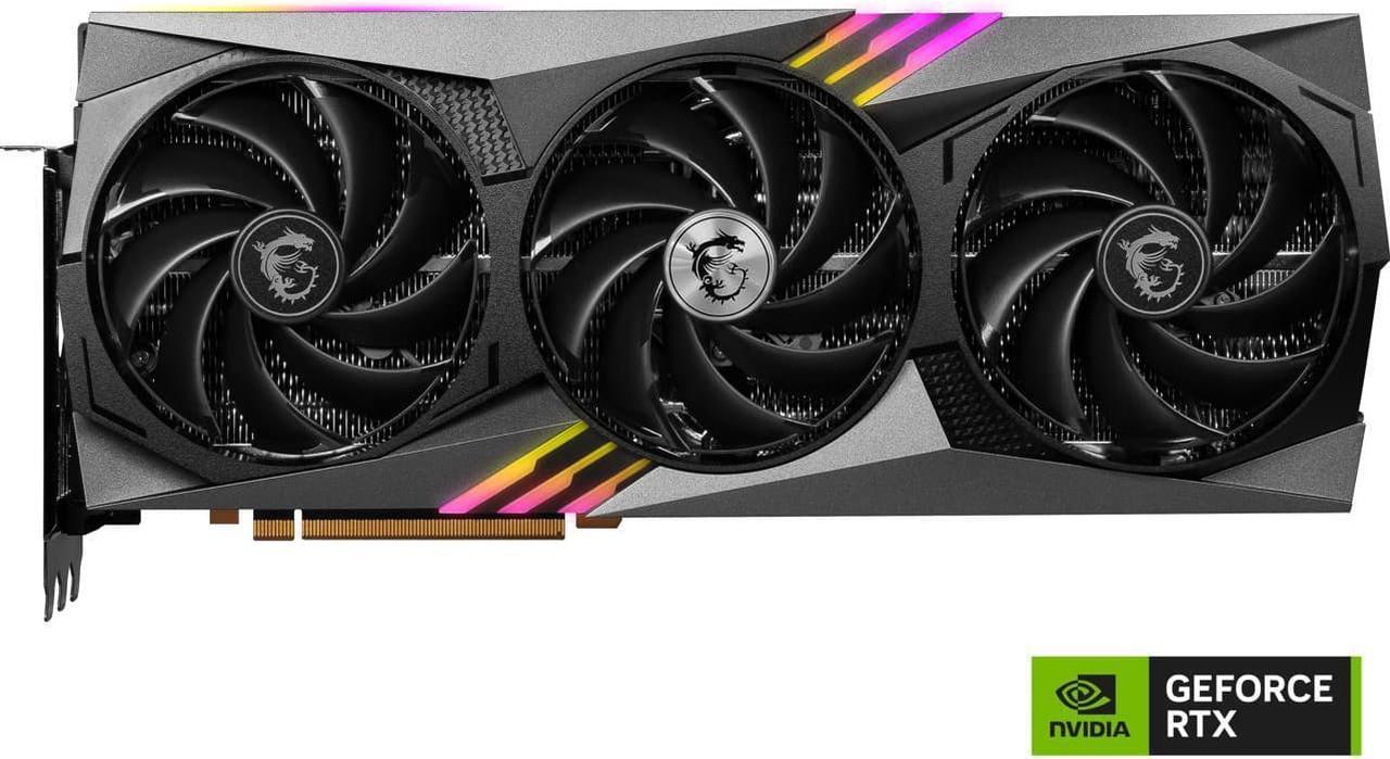 Alt view image 3 of 5 - MSI Gaming (MSI) GeForce RTX 4090 24GB GDDR6X PCI Express 4.0 Video Card RTX 4090 GAMING X TRIO 24G