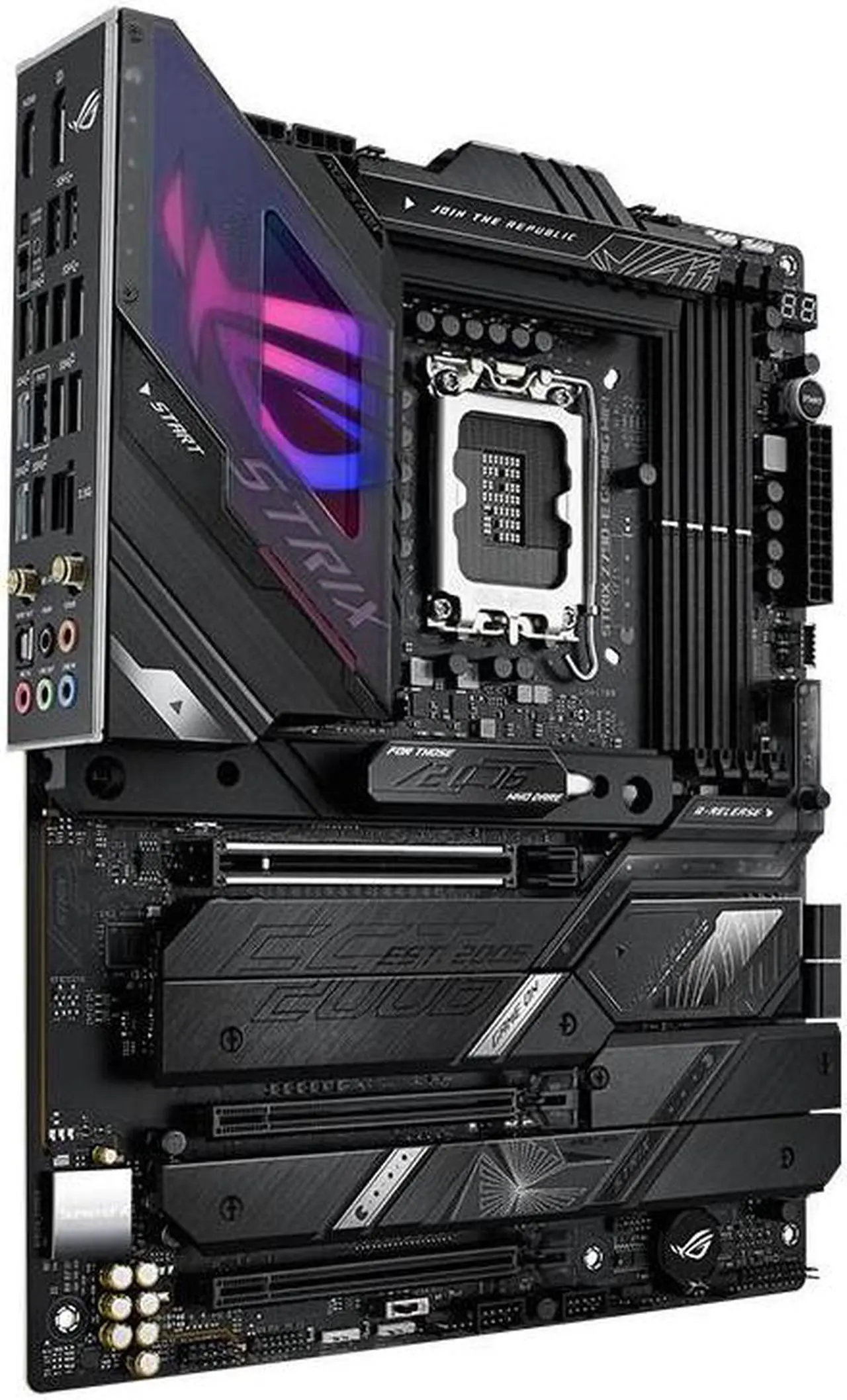 Alt view image 2 of 6 - Intel Core i7-13700K - Core i7 13th Gen Raptor Lake 16-Core (8P+8E) LGA 1700 125W Intel UHD Graphics 770 Desktop Processor and ASUS ROG Strix Z790-E Gaming WiFi 6E DDR5 LGA 1700 ATX Motherboard