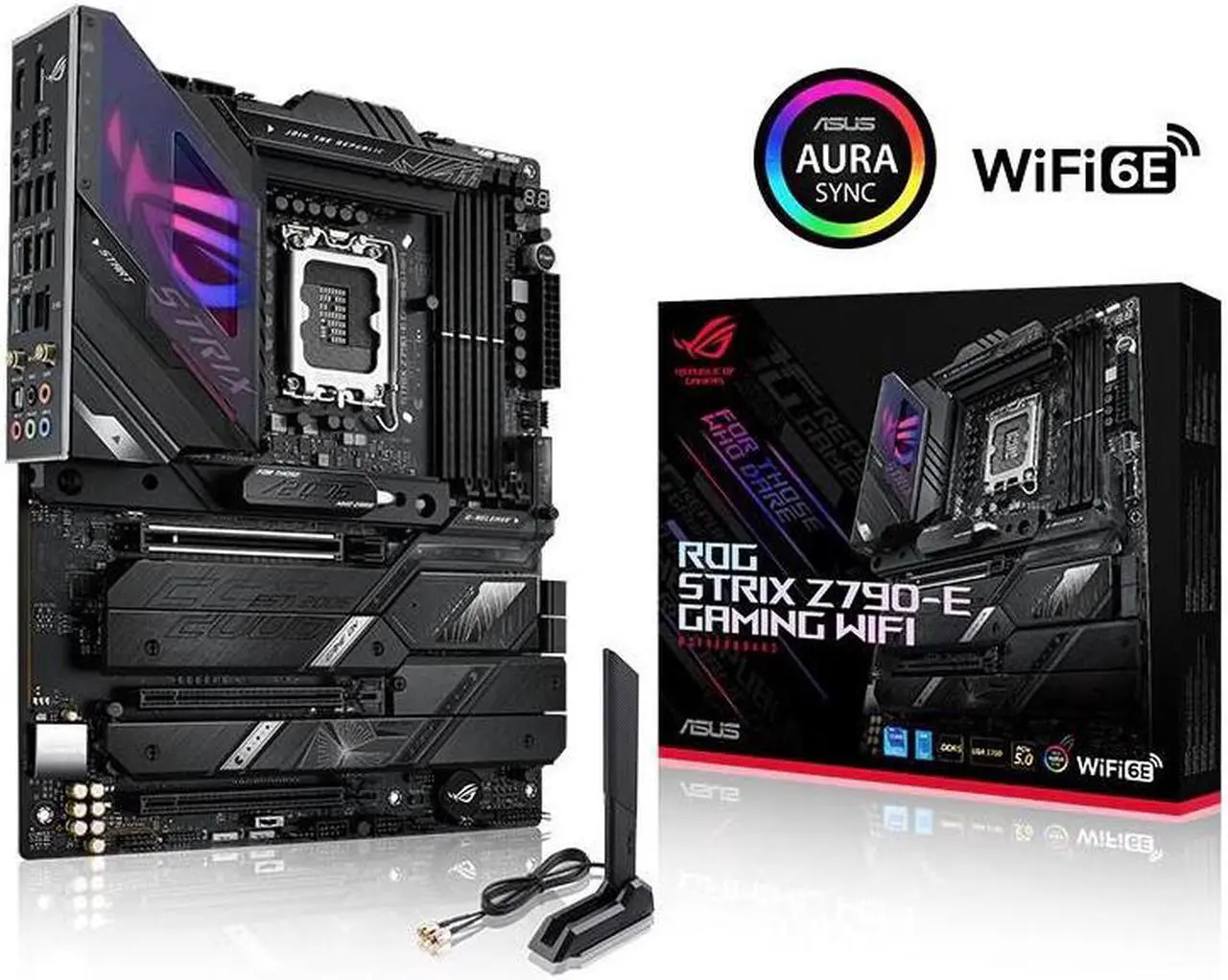 Alt view image 4 of 6 - Intel Core i7-13700K - Core i7 13th Gen Raptor Lake 16-Core (8P+8E) LGA 1700 125W Intel UHD Graphics 770 Desktop Processor and ASUS ROG Strix Z790-E Gaming WiFi 6E DDR5 LGA 1700 ATX Motherboard