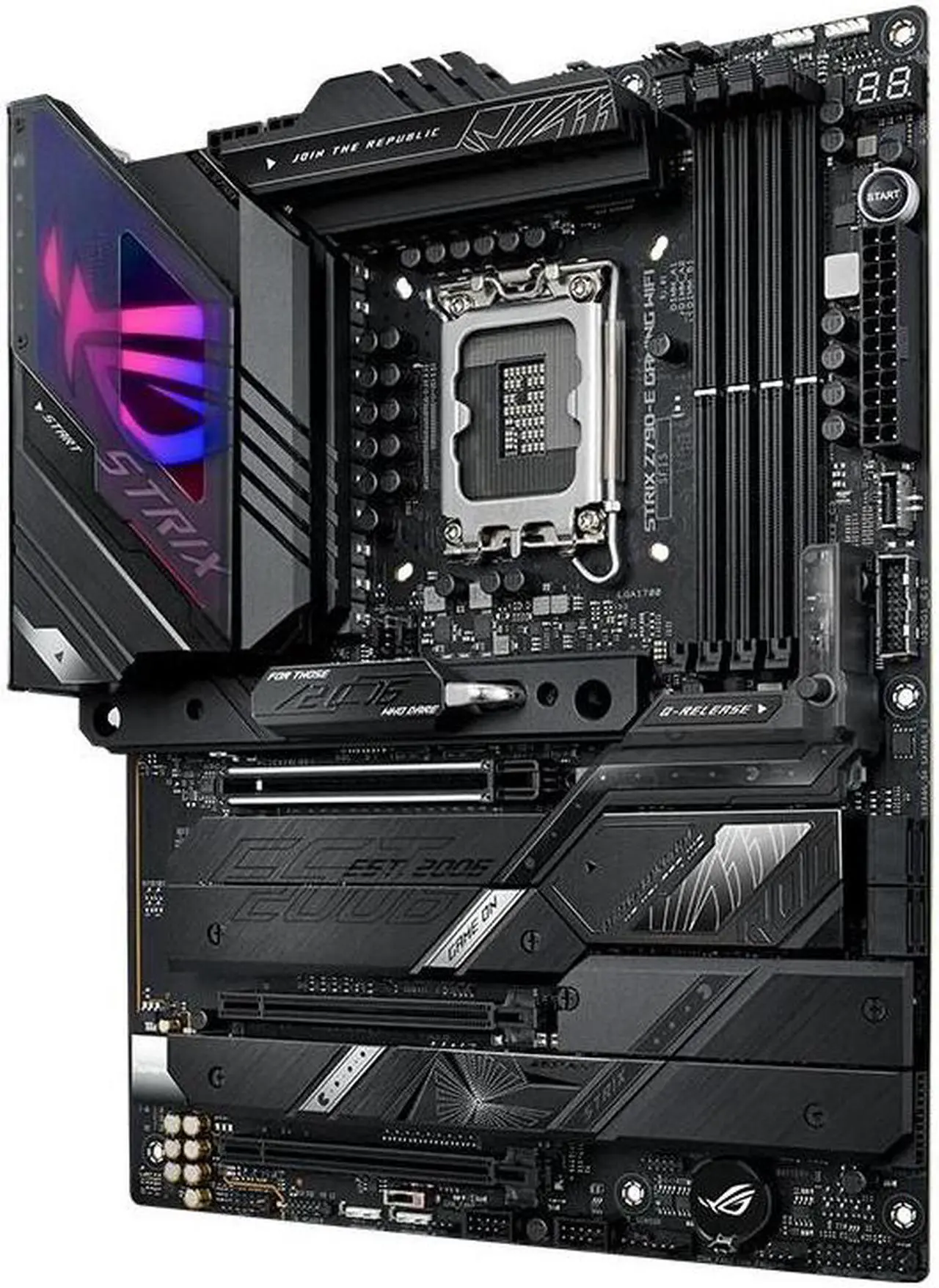 Alt view image 3 of 6 - Intel Core i7-13700K - Core i7 13th Gen Raptor Lake 16-Core (8P+8E) LGA 1700 125W Intel UHD Graphics 770 Desktop Processor and ASUS ROG Strix Z790-E Gaming WiFi 6E DDR5 LGA 1700 ATX Motherboard