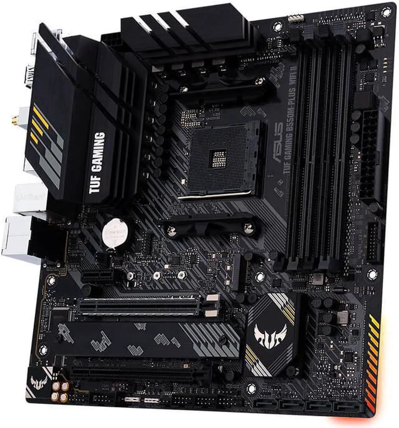 Alt view image 4 of 5 - ASUS TUF B550M-PLUS WIFI II AM4 AMD B550 SATA 6Gb/s Micro ATX AMD Motherboard and AMD Ryzen5 5600X - Ryzen 5 5000 Series 6-Core 3.7 GHz Socket AM4 65W COMBO,AMD Motherboard CPU Combo