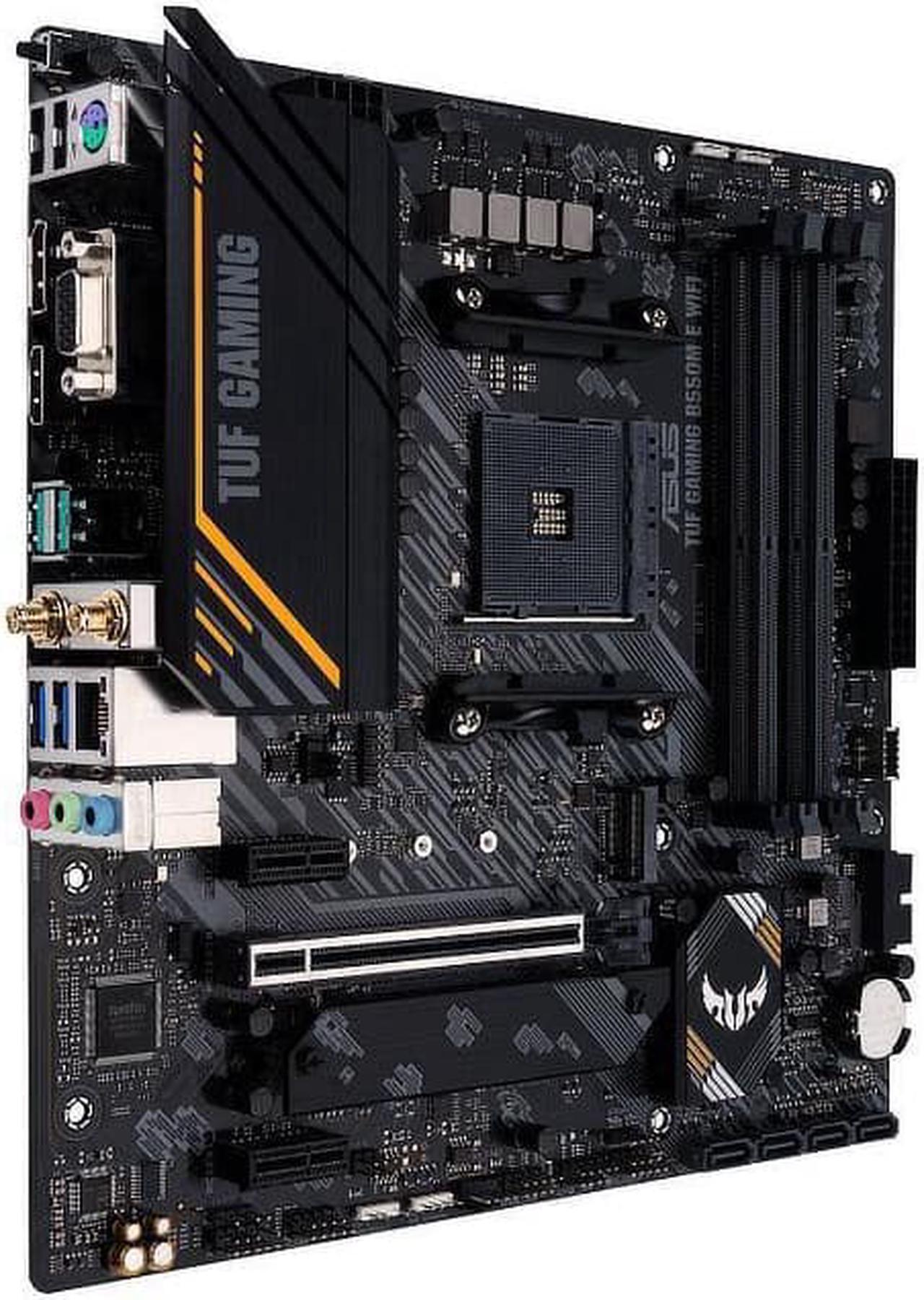 Alt view image 5 of 5 - ASUS TUF GAMING B550M-E WIFI Socket AM4 AMD B550 DDR4 Micro ATX Motherboard and AMD Ryzen 5 5600G - Ryzen 5 5000 G-Series Cezanne (Zen 3) 6-Core 3.9 GHz Socket AM4 65W,AMD Motherboard CPU Combo