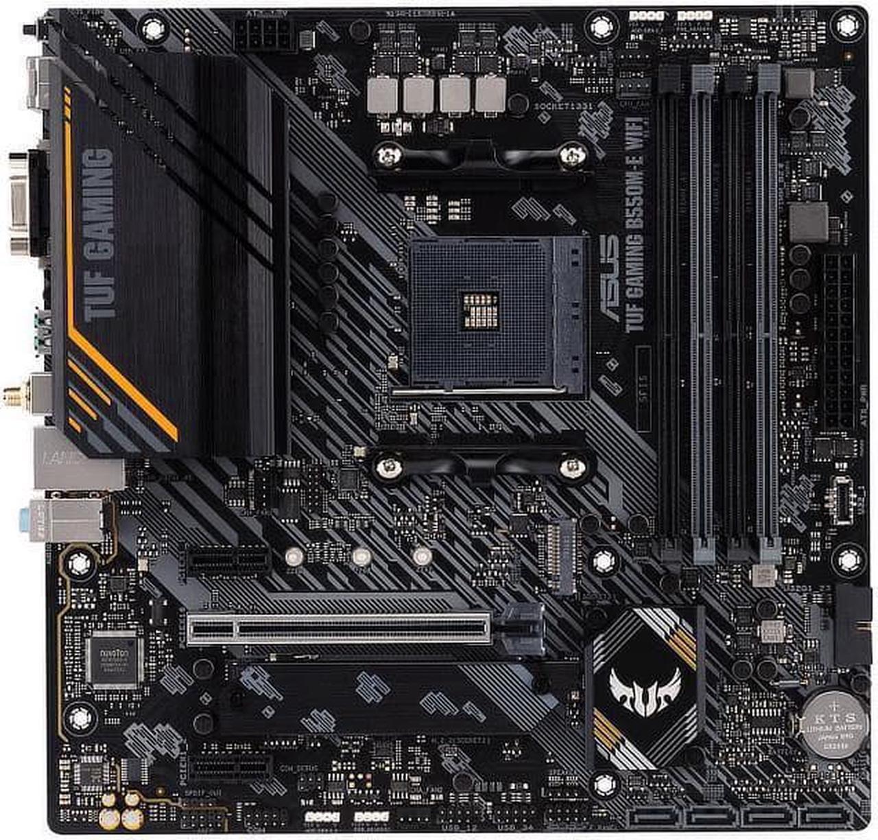 Alt view image 4 of 5 - ASUS TUF GAMING B550M-E WIFI Socket AM4 AMD B550 DDR4 Micro ATX Motherboard and AMD Ryzen 5 5600G - Ryzen 5 5000 G-Series Cezanne (Zen 3) 6-Core 3.9 GHz Socket AM4 65W,AMD Motherboard CPU Combo