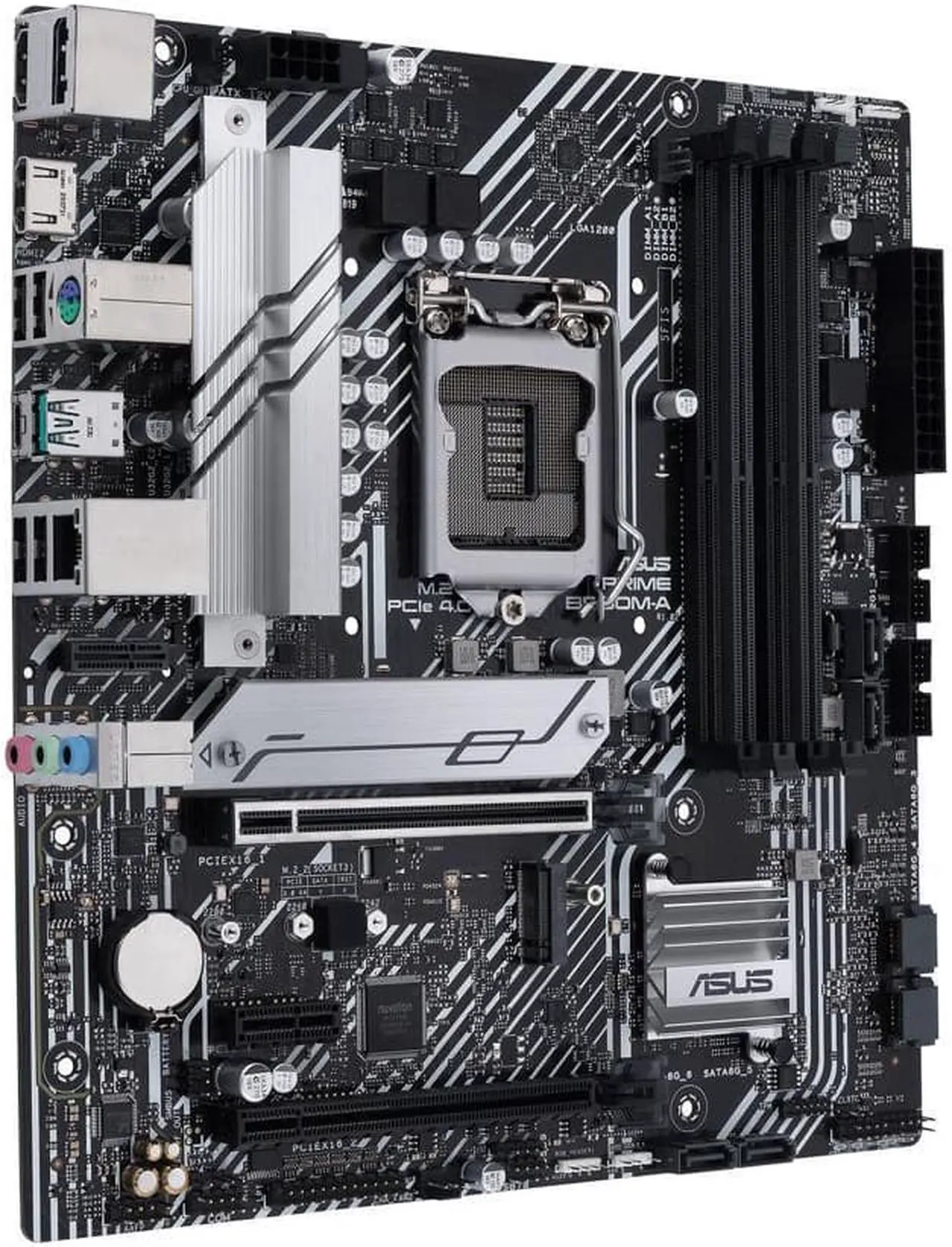 Alt view image 3 of 8 - ASUS PRIME B560M-A LGA 1200 Intel B560 SATA 6Gb/s Micro ATX Intel Motherboard