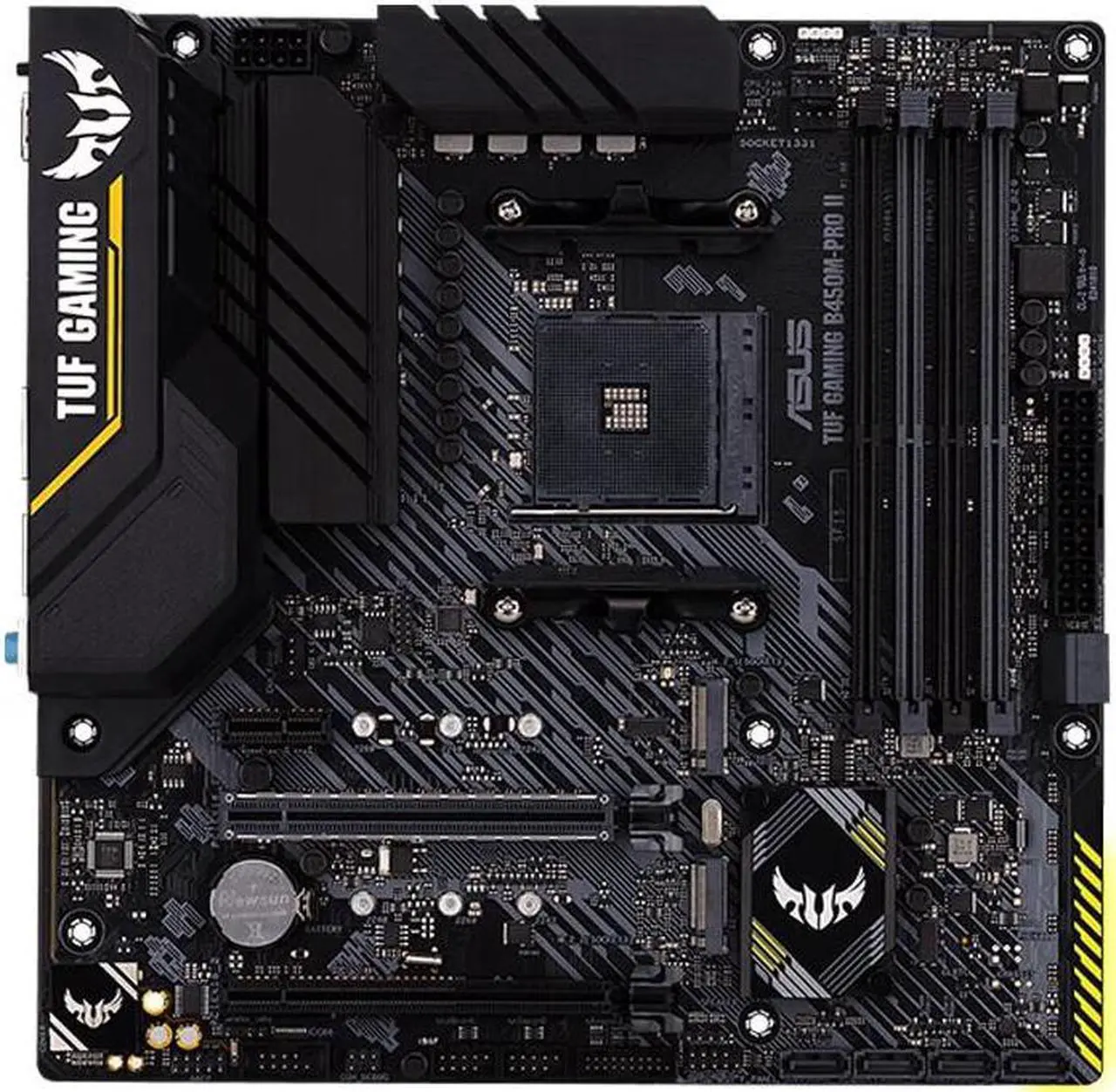 Alt view image 5 of 6 - ASUS TUF GAMING B450M-PRO II AMD Ryzen 3 AM4 DDR4, HDMI,  USB 3.1 Gen 2 Motherboard and AMD Ryzen 5 5600 - Ryzen 5 5000 Series Vermeer (Zen 3) 6-Core 3.5 GHz Socket AM4 65W,AMD Motherboard CPU Combo