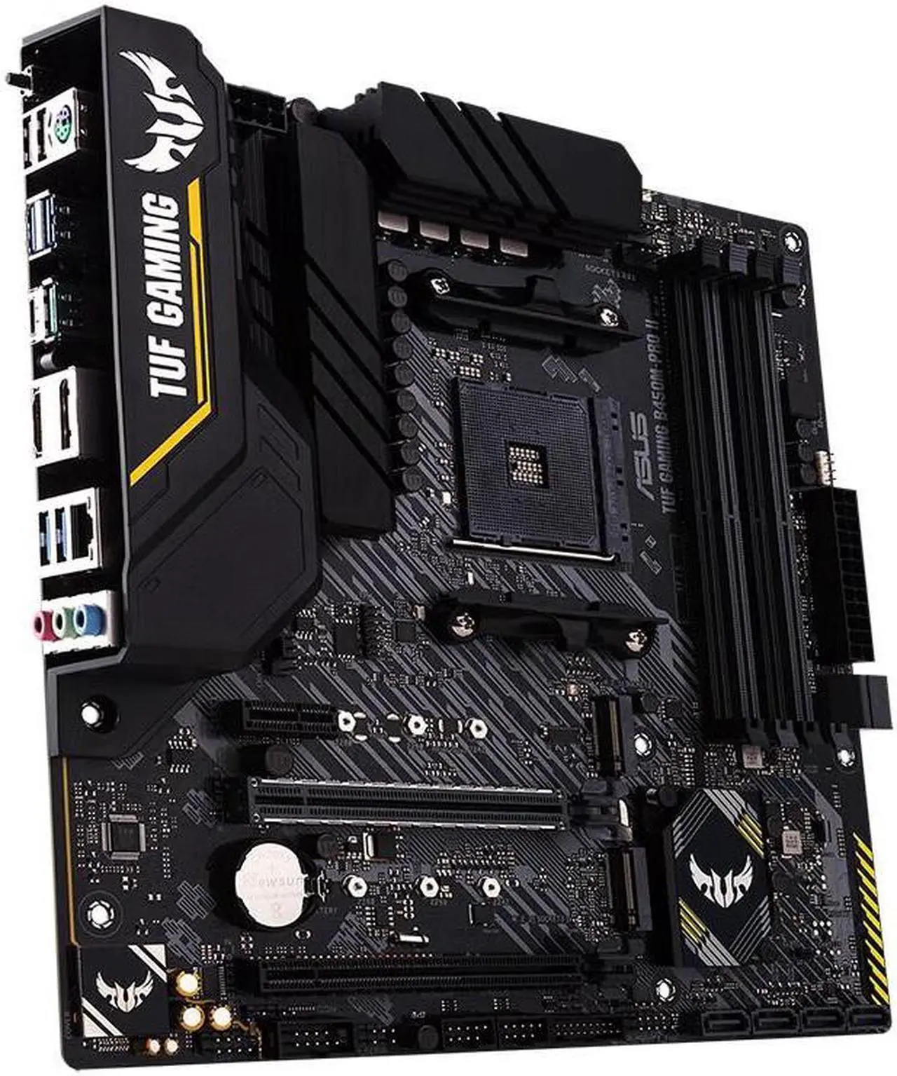 Alt view image 6 of 6 - ASUS TUF GAMING B450M-PRO II AMD Ryzen 3 AM4 DDR4, HDMI,  USB 3.1 Gen 2 Motherboard and AMD Ryzen 5 5600 - Ryzen 5 5000 Series Vermeer (Zen 3) 6-Core 3.5 GHz Socket AM4 65W,AMD Motherboard CPU Combo