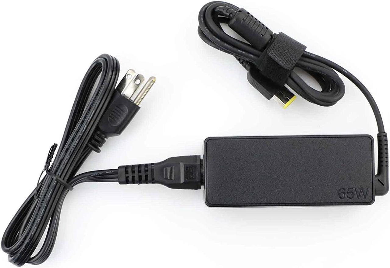 Alt view image 3 of 5 - 65W 20V 3.25A For Lenovo ThinkPad AC Charger Adapter SQUARE SLIM TIP