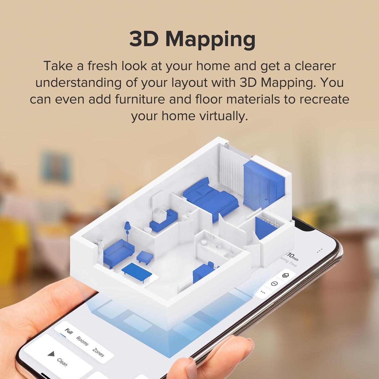 Alt view image 5 of 7 - Roborock Q5 Robot Vacuum Cleaner, 2700Pa Suction, Upgraded from S4 Max, LiDAR Navigation, Multi-Level Mapping, No-go Zones, Ideal for Carpets and Pet Hair (Renewed)