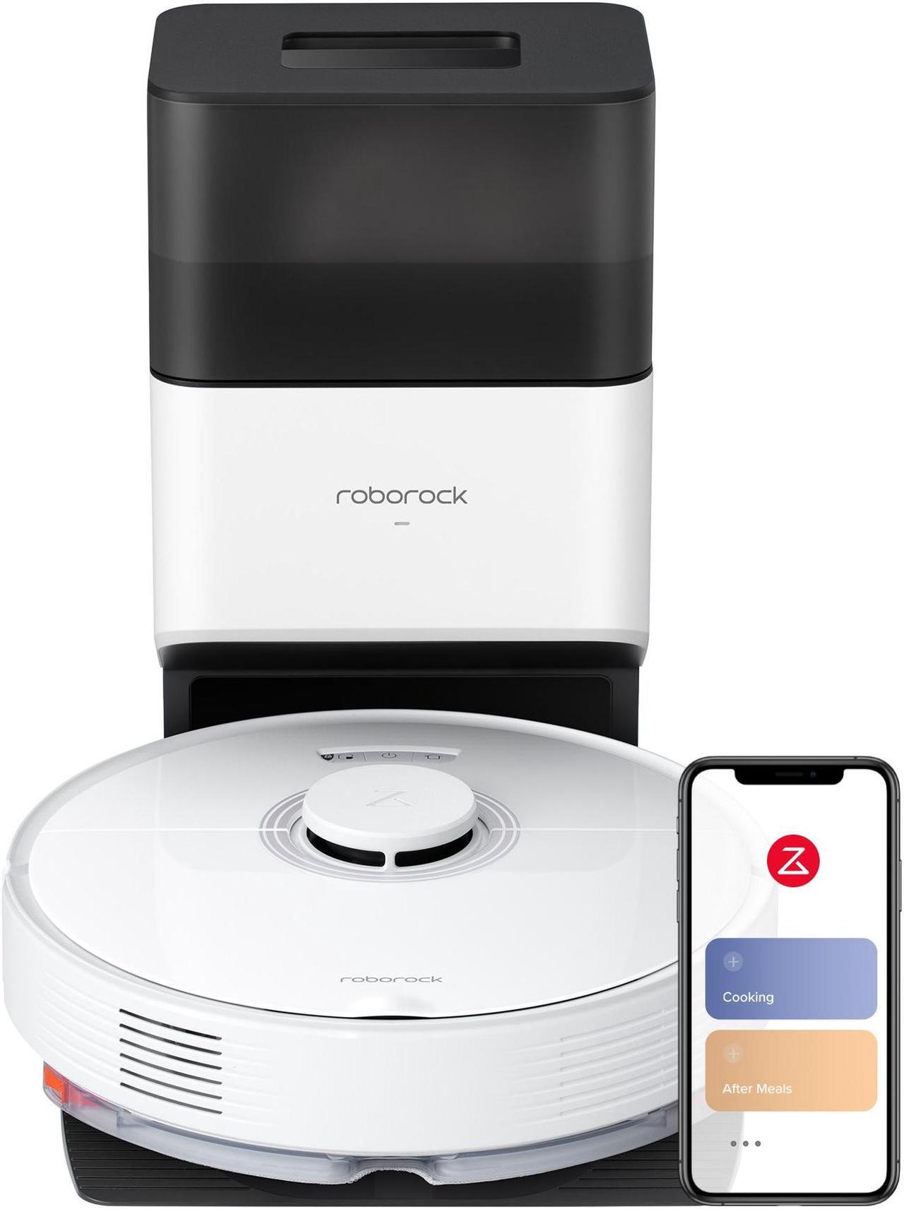 Main image of Roborock Q7 Max+  Robot Vacuum and Mop with Auto-Empty Dock Pure , 4200Pa Suction, No-Mop&No-Go Zones, APP-Controlled Mopping, White, Renewed