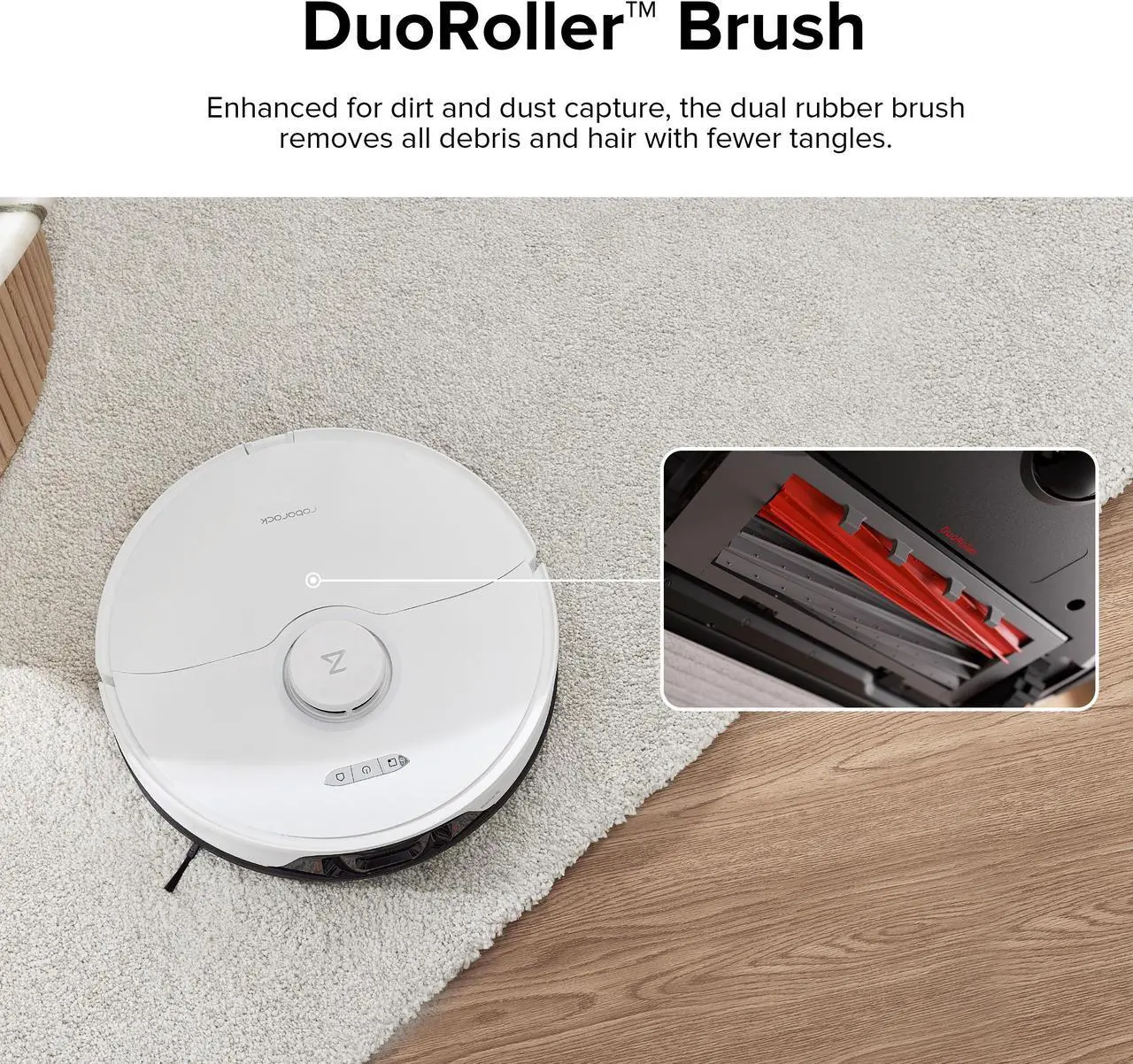 Alt view image 4 of 7 - Roborock S8+ Robot Vacuum, Sonic Mop with Self-Empty Dock,  Auto Lifting Mop, Ultrasonic Carpet Detection, 6000Pa Suction, White (Renewed)